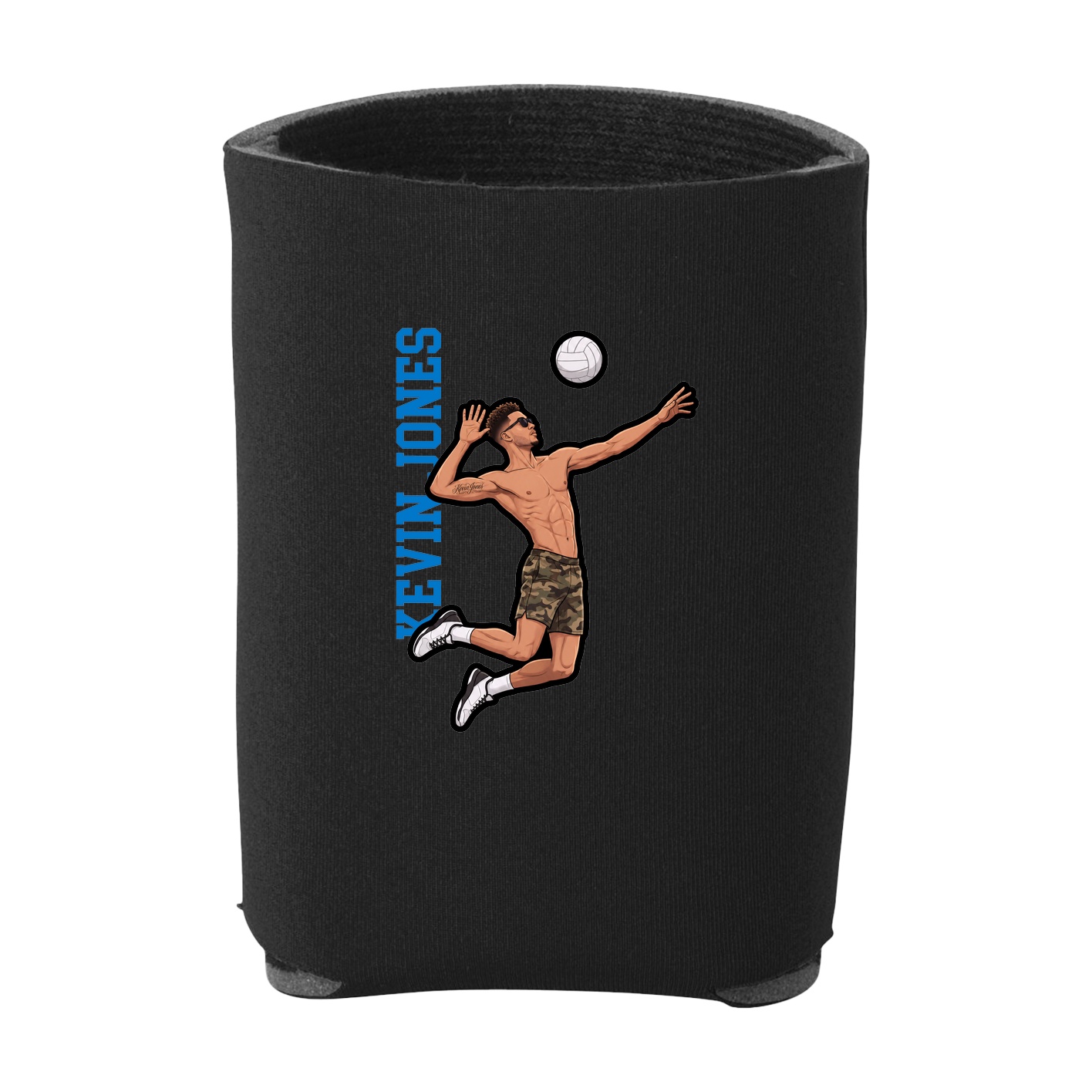 Can Holder — Name Vertical in Black
