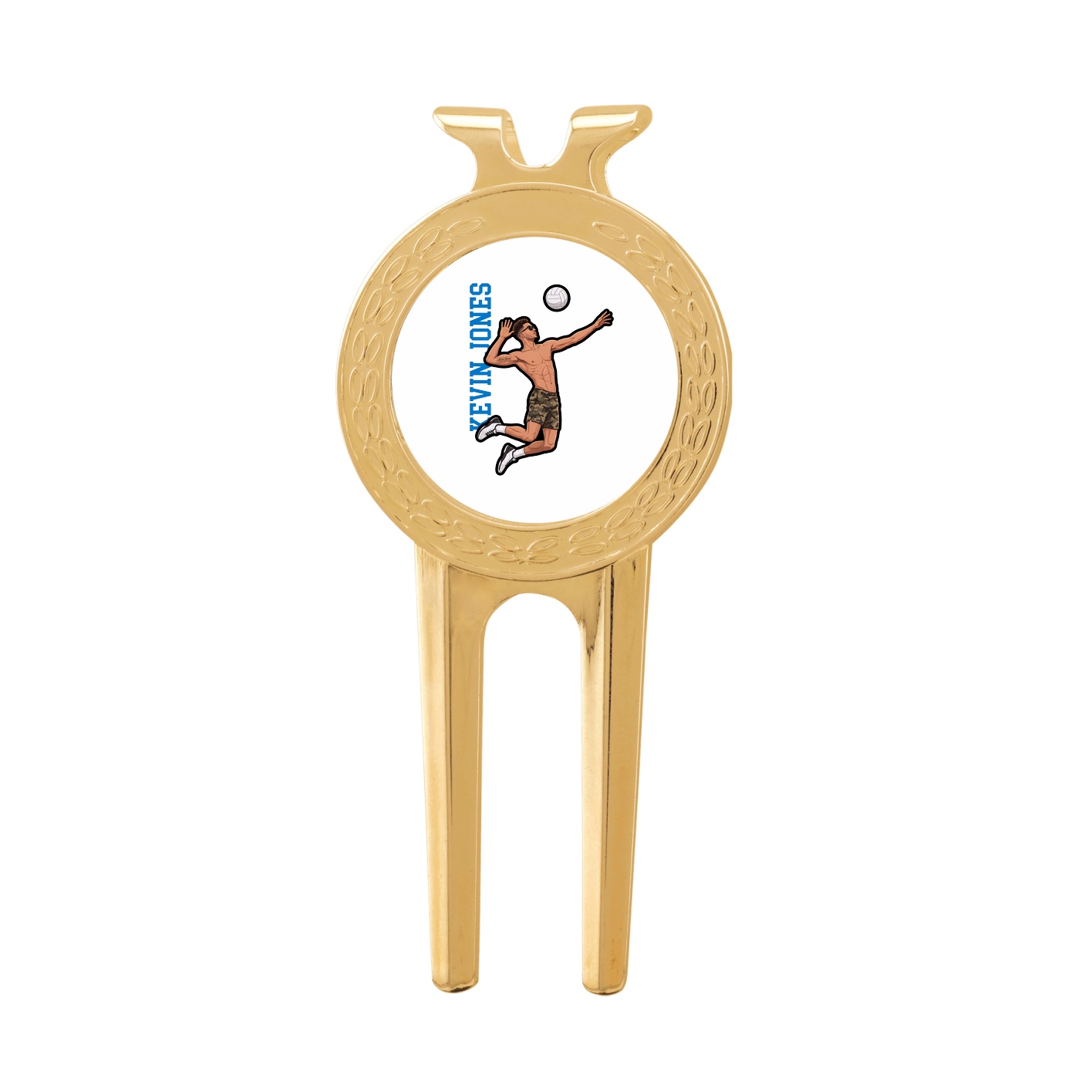 Divot Tool with Ball Marker — Name Vertical in Classic