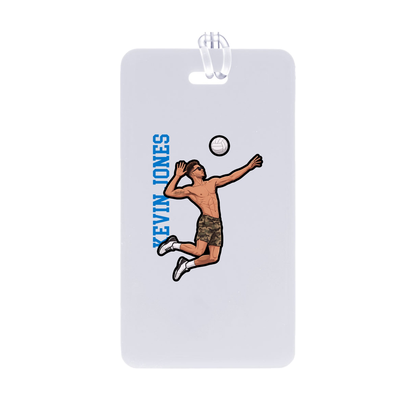 Bag Tag — Name Vertical in Classic