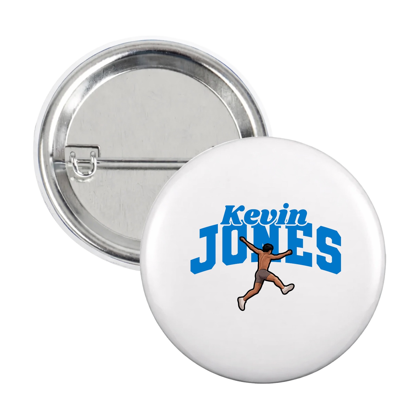 Game Day Button — Signature Arch in White