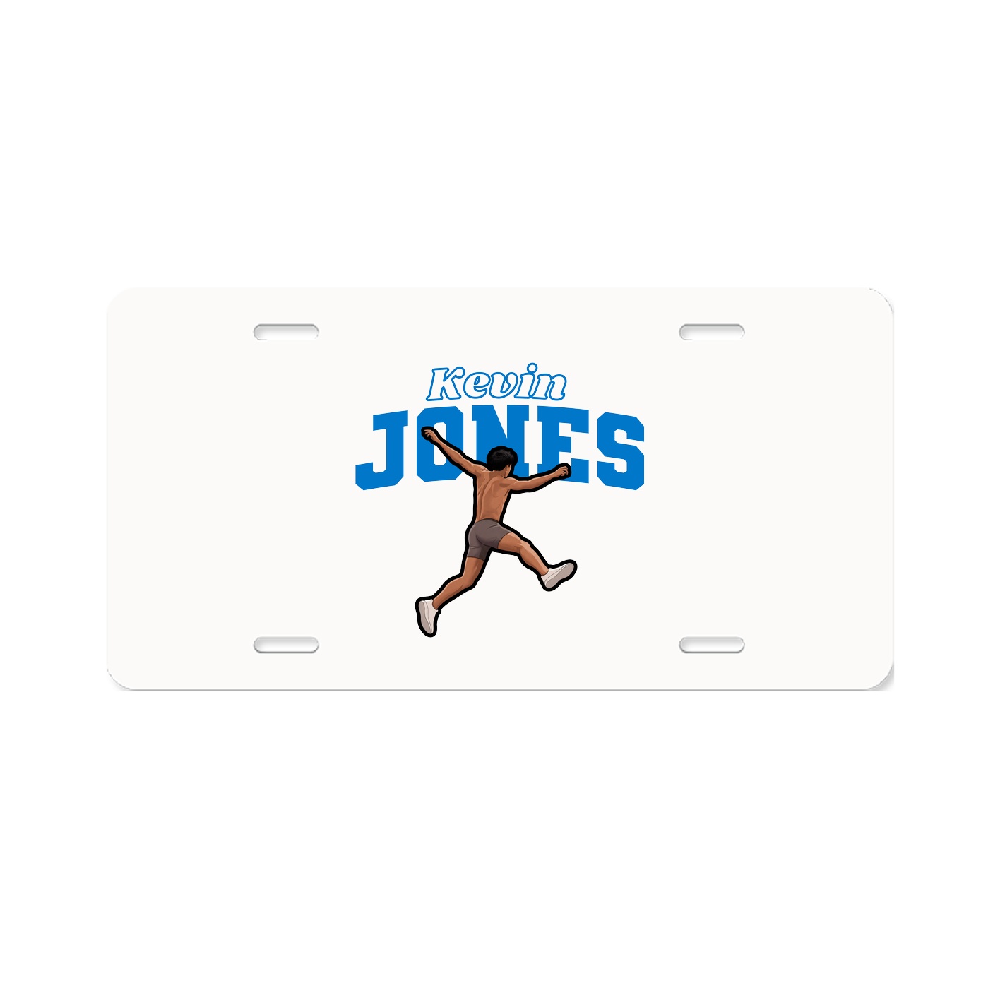 License Plate — Name Arch in Classic