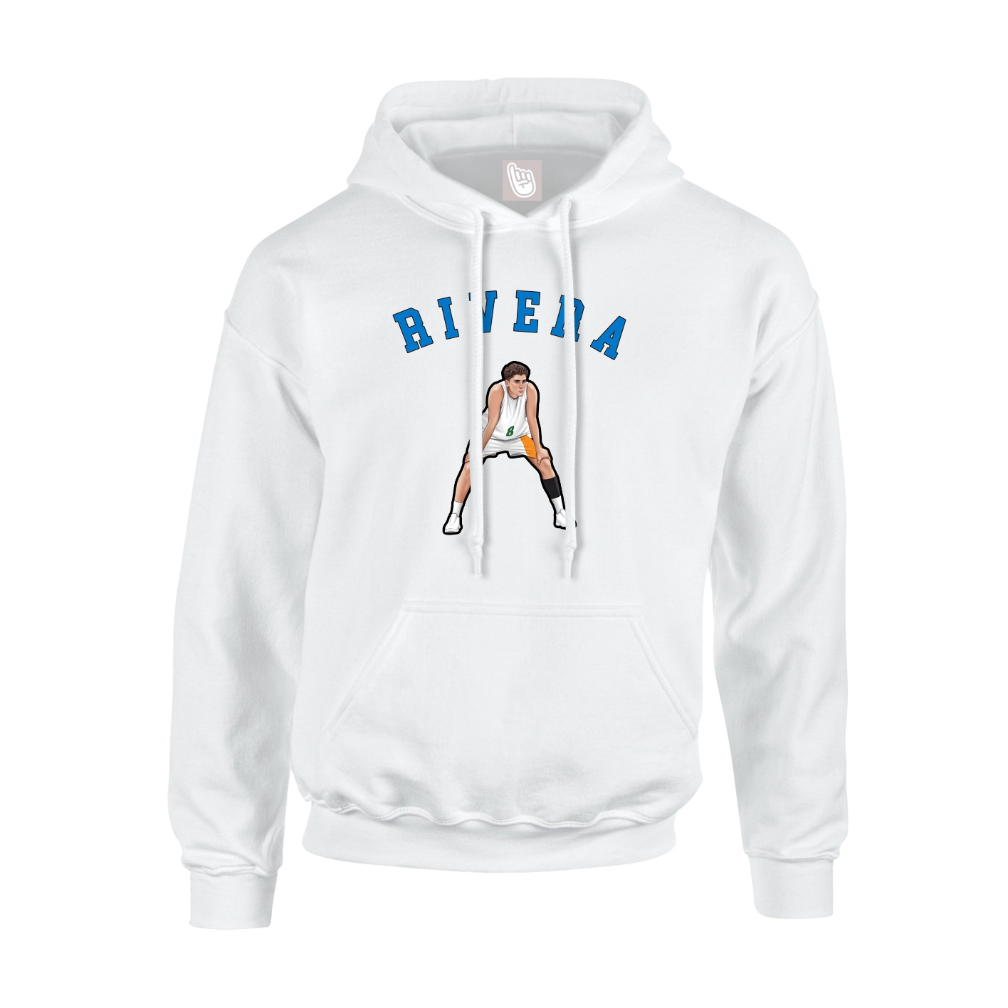 Hoodie — Shirsey Arch in White