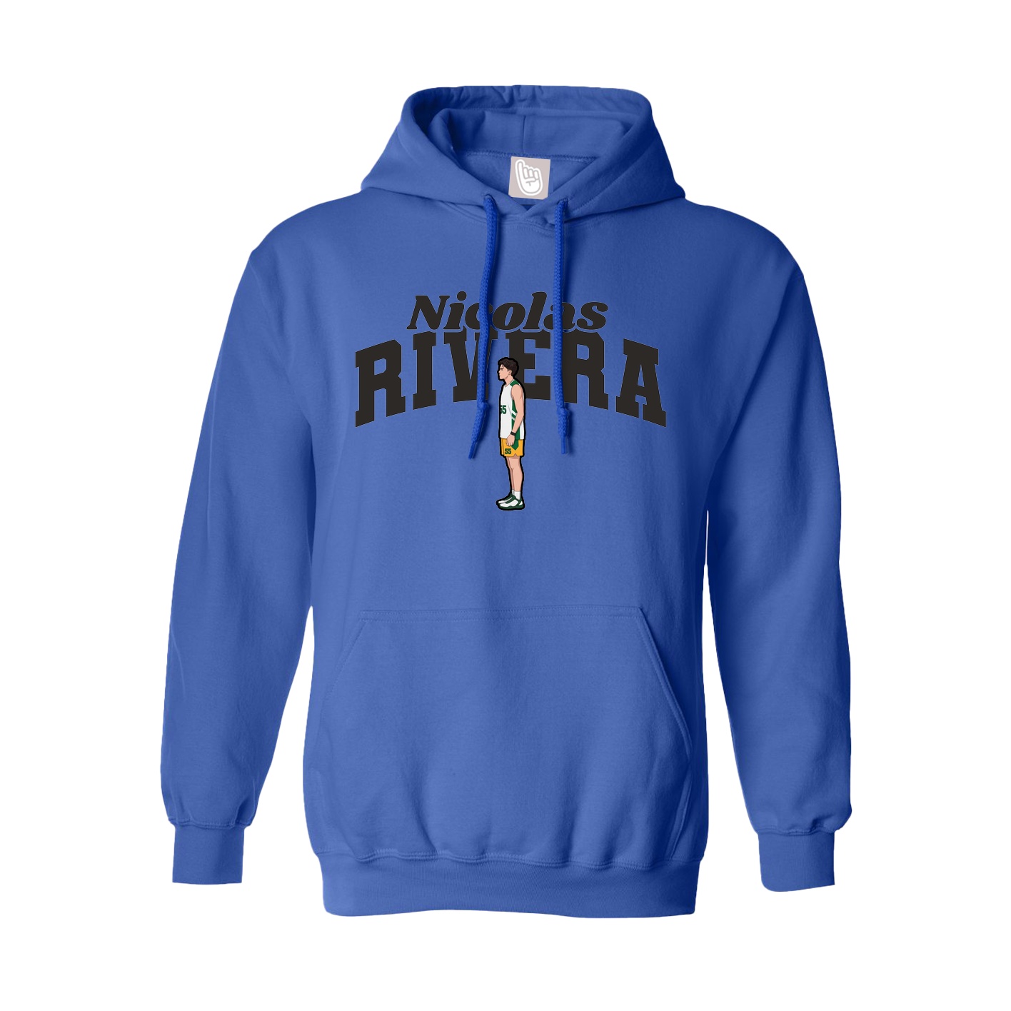 Hoodie — Signature Arch in Royal