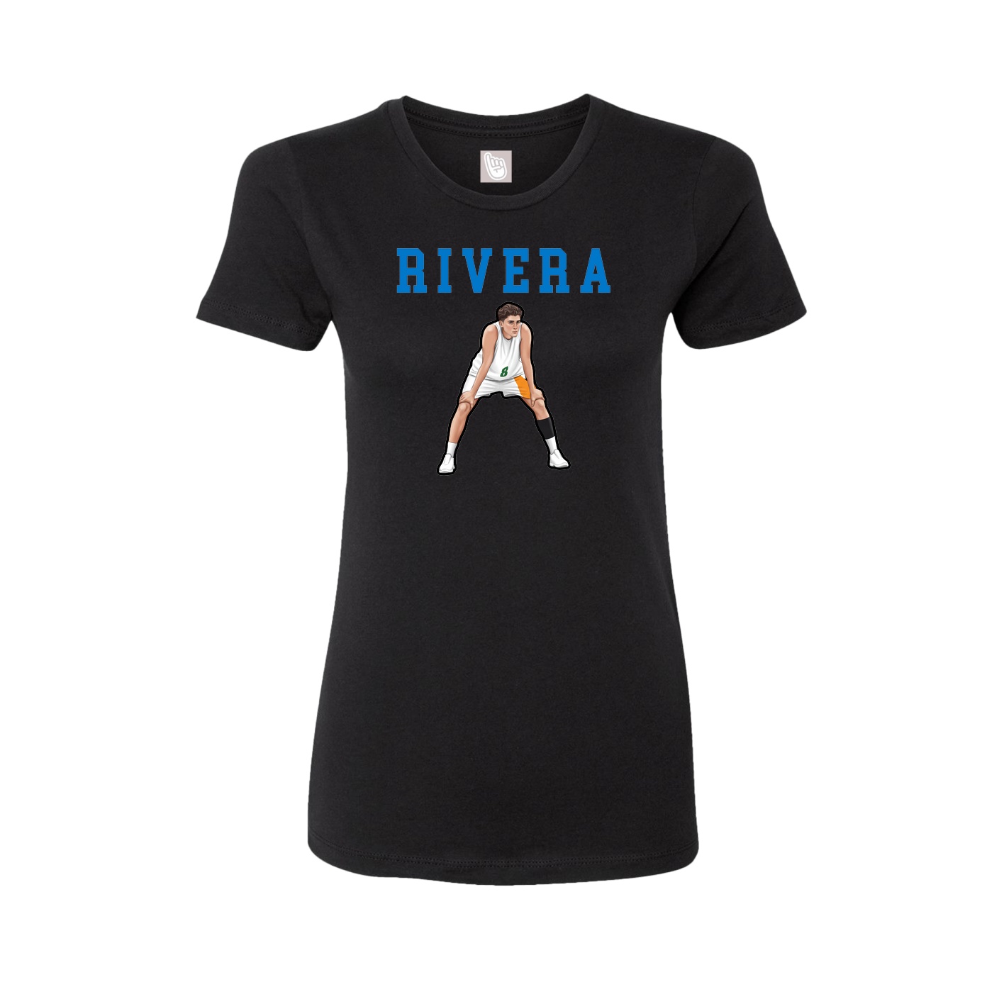 Fitted Women's Tee — Shirsey in Black