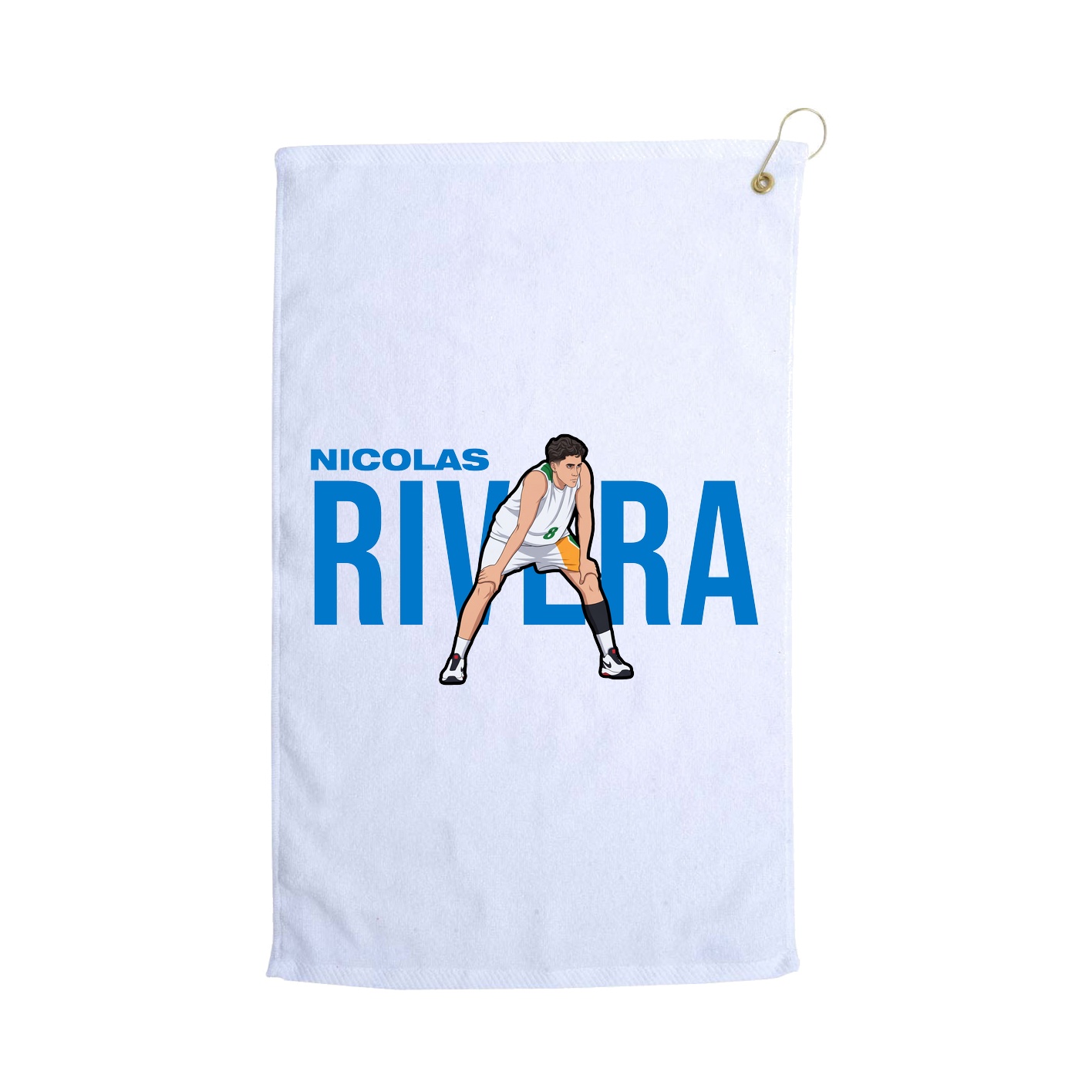 Golf Towel — Player Name in White