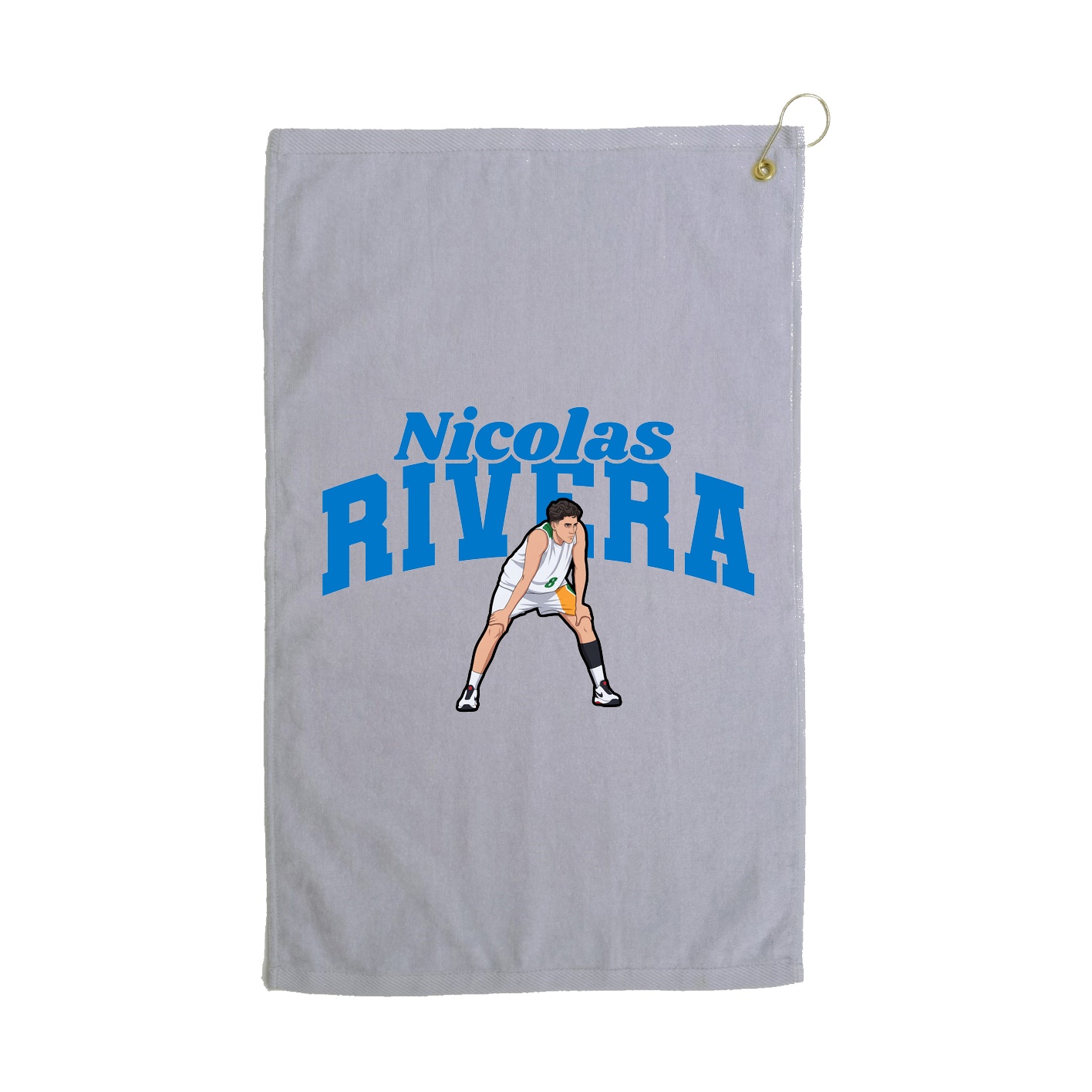 Golf Towel — Signature Arch in Grey