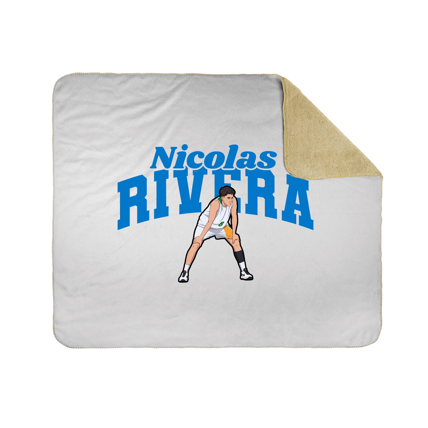 Throw Blanket — Signature Arch in White