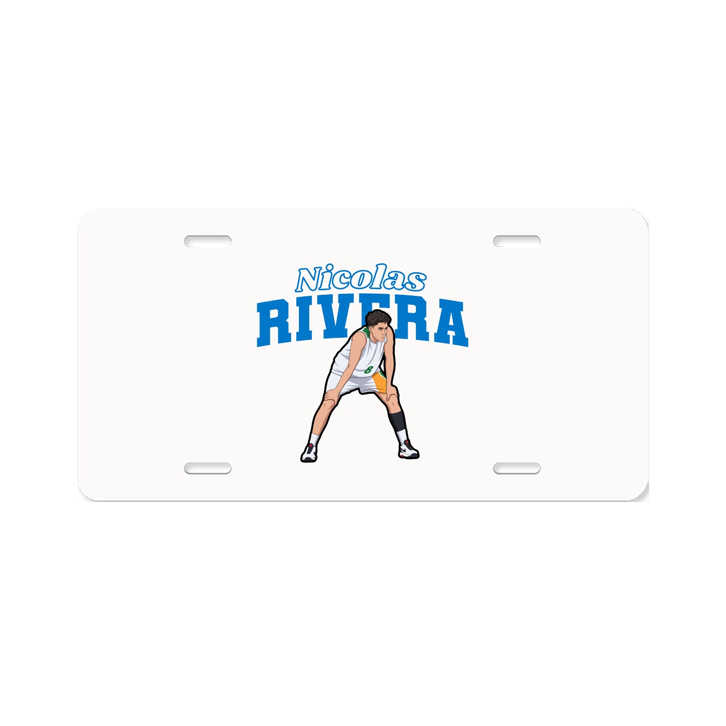 License Plate — Name Arch in Classic