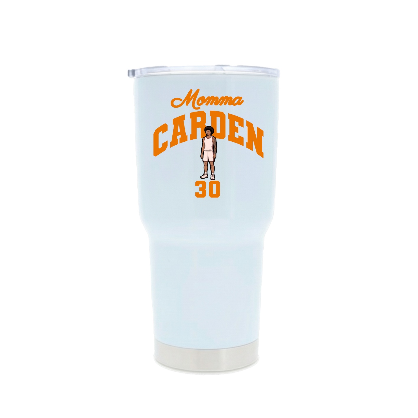 30oz Stainless Steel Tumbler — Mothers Day Arch in White