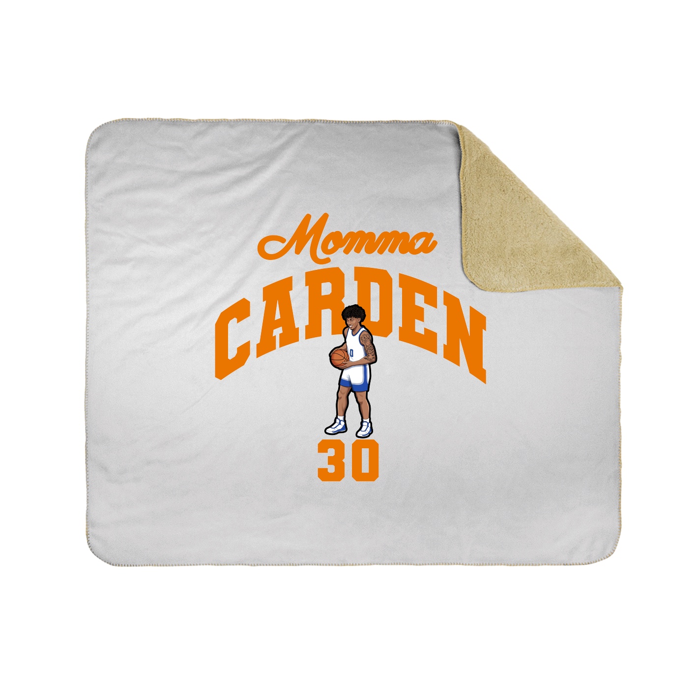 Throw Blanket — Mothers Day Arch in White