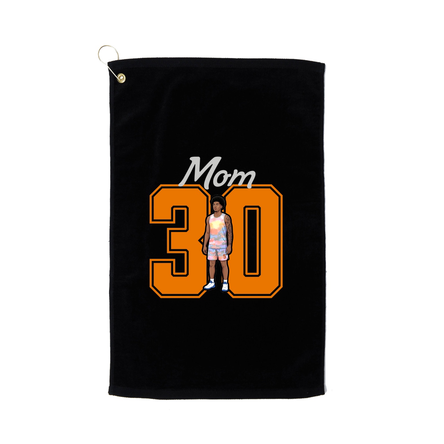 Golf Towel — Mothers Day Shirsey in Black