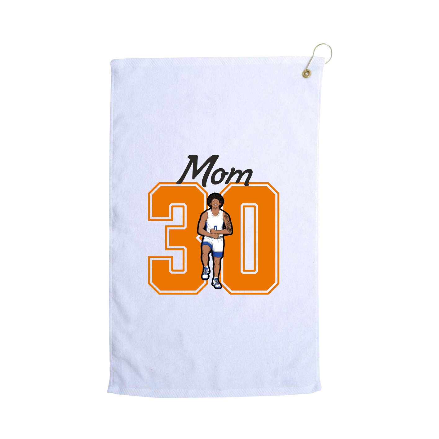Golf Towel — Mothers Day Shirsey in White