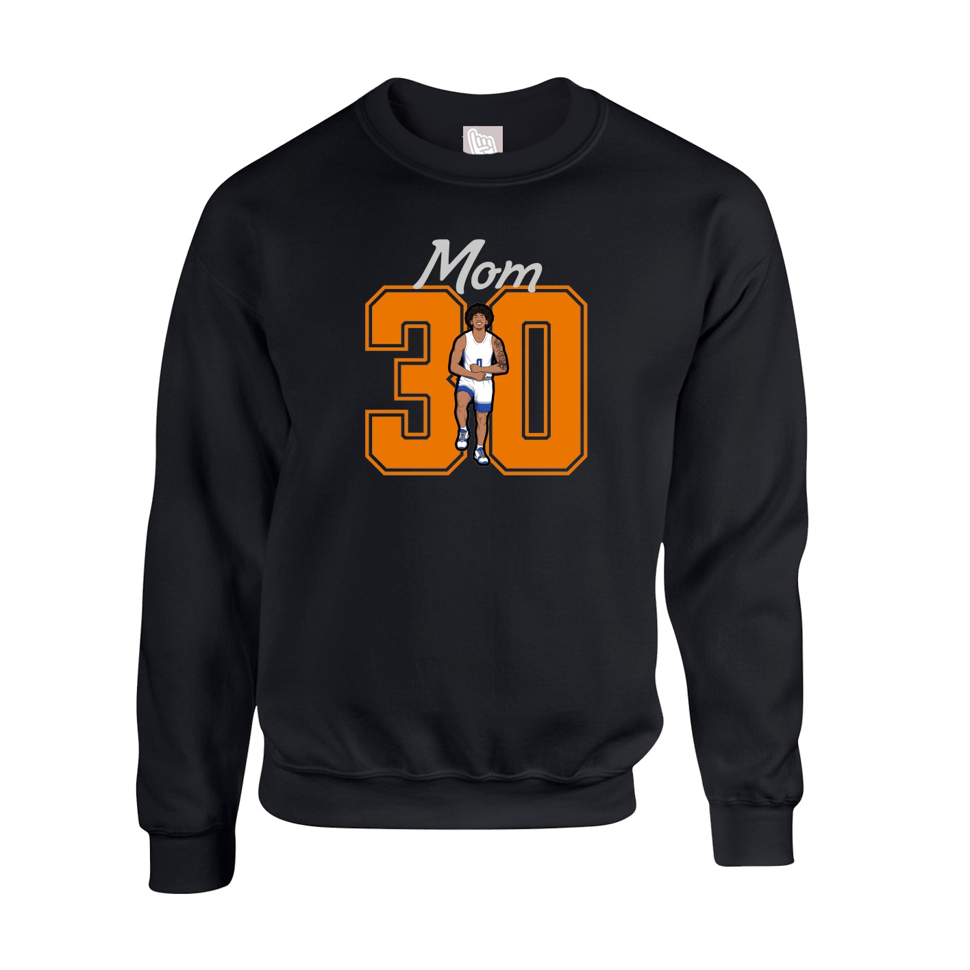 Fleece Crew — Mothers Day Shirsey in Black
