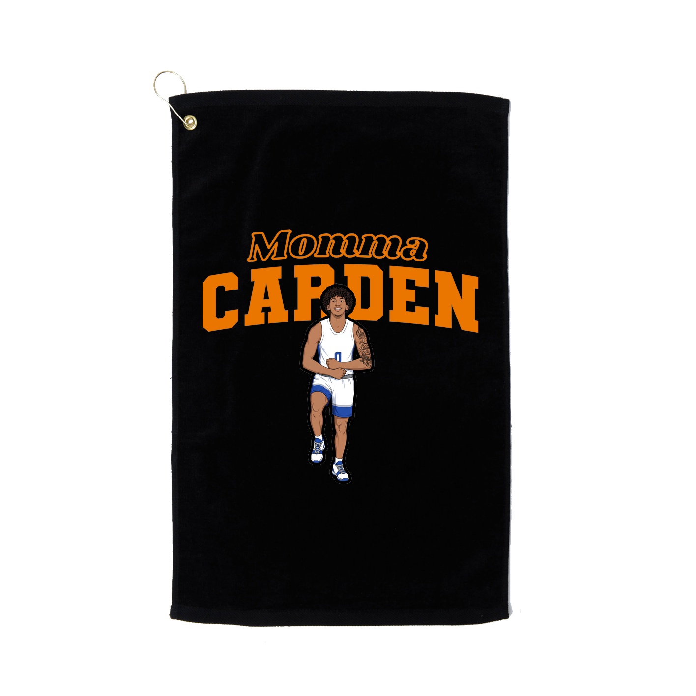 Golf Towel — Mothers Day Block in Black