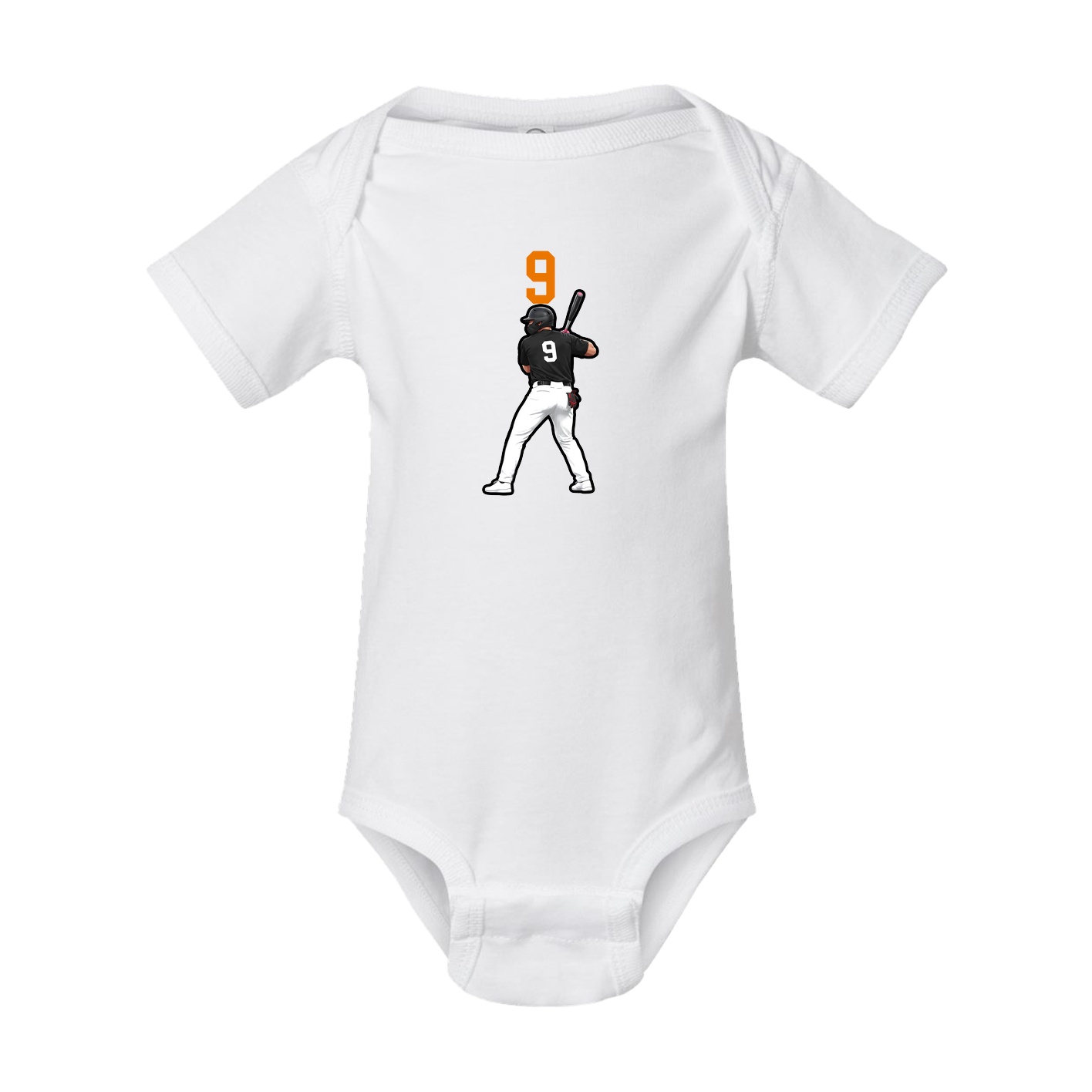 Baby Onesie — Number Top in White