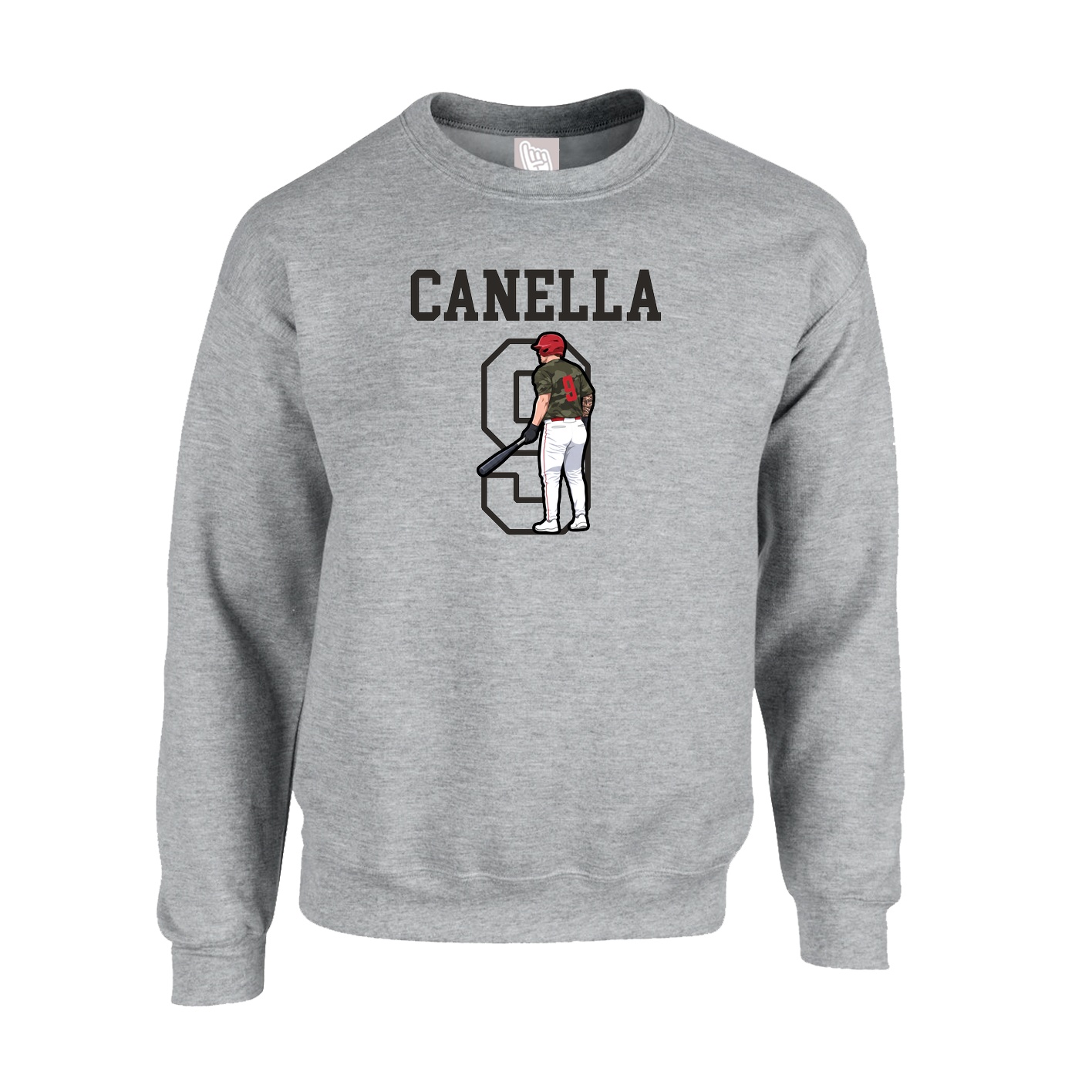 Fleece Crew — Shirsey in Grey