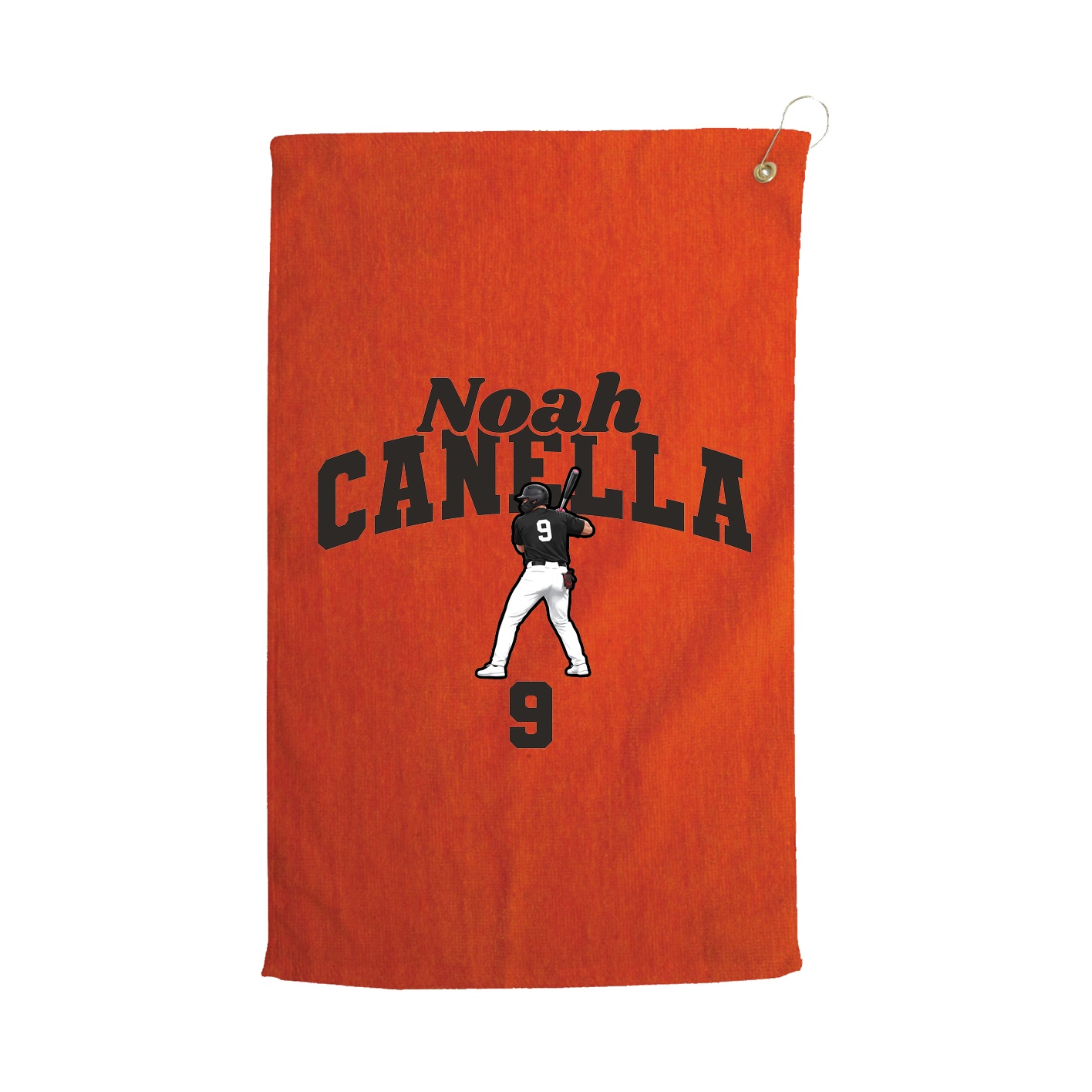 Golf Towel — Signature Arch in Orange
