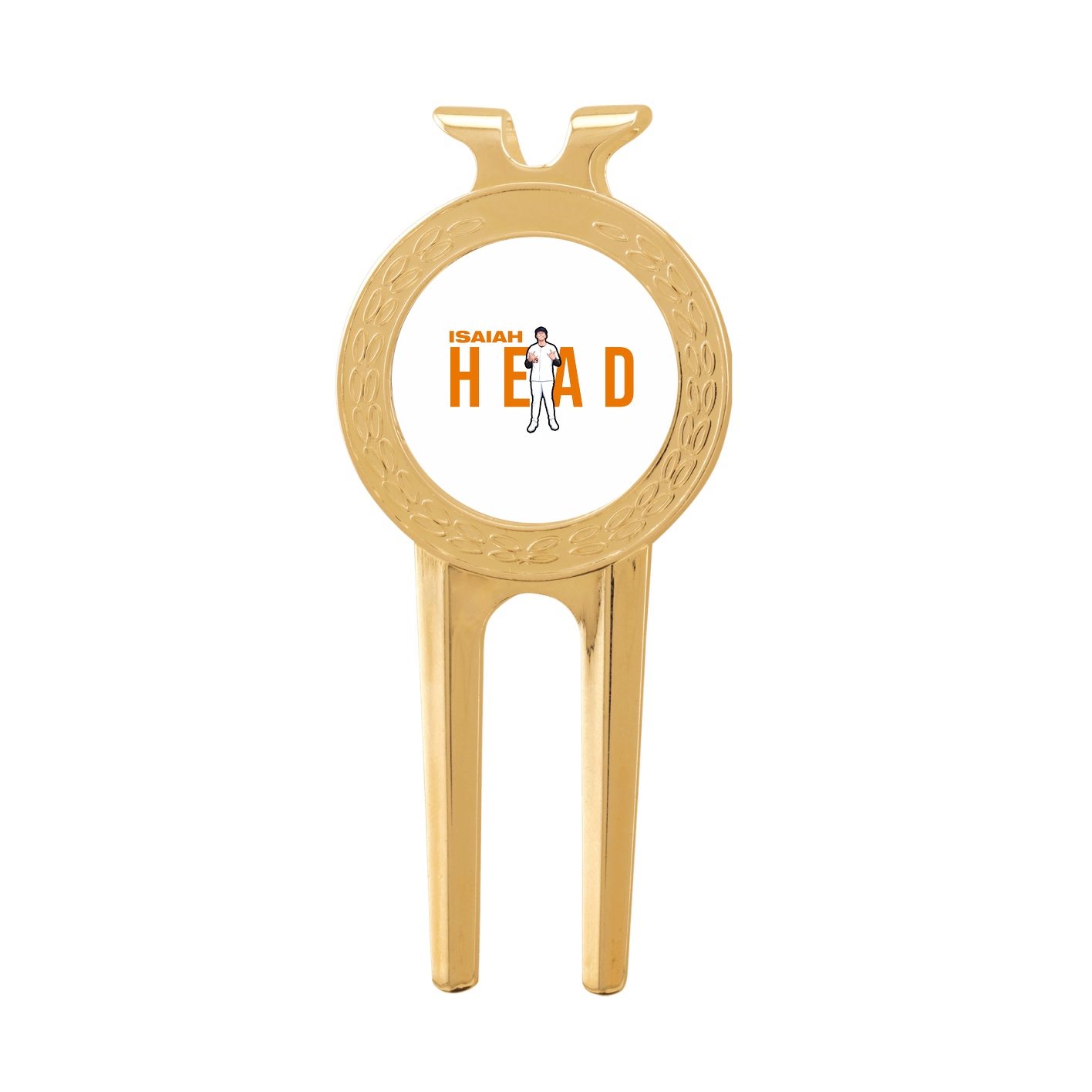 Divot Tool with Ball Marker — Player Name in Classic