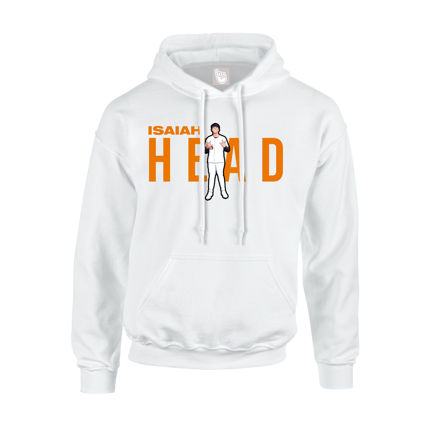 Hoodie — Player Name in White