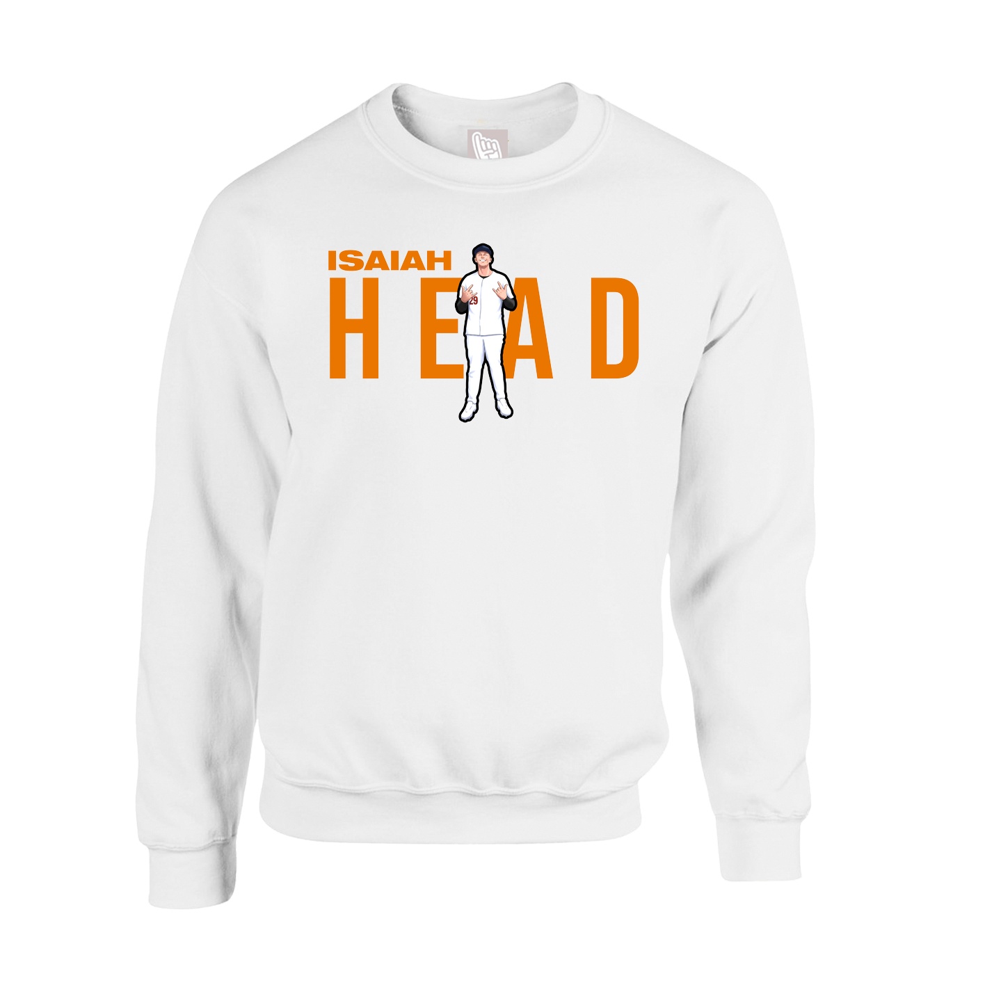Fleece Crew — Player Name in White