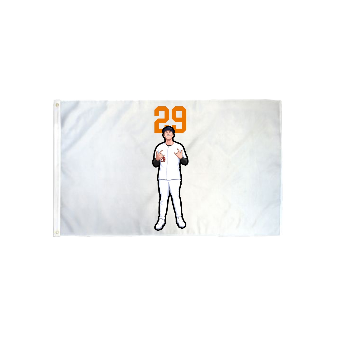 3x5 Flag — Number Top in Classic