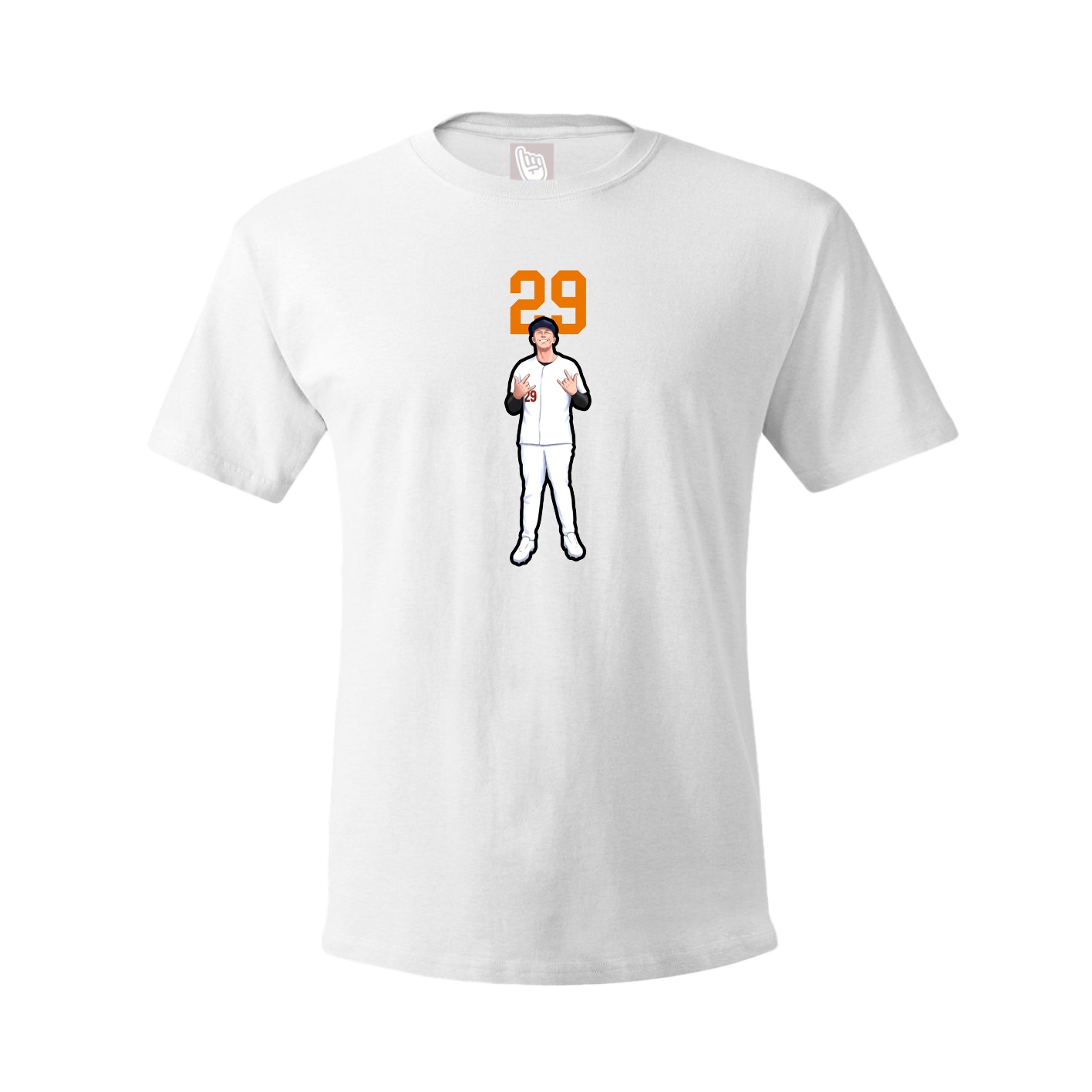 Tee — Number Top in White