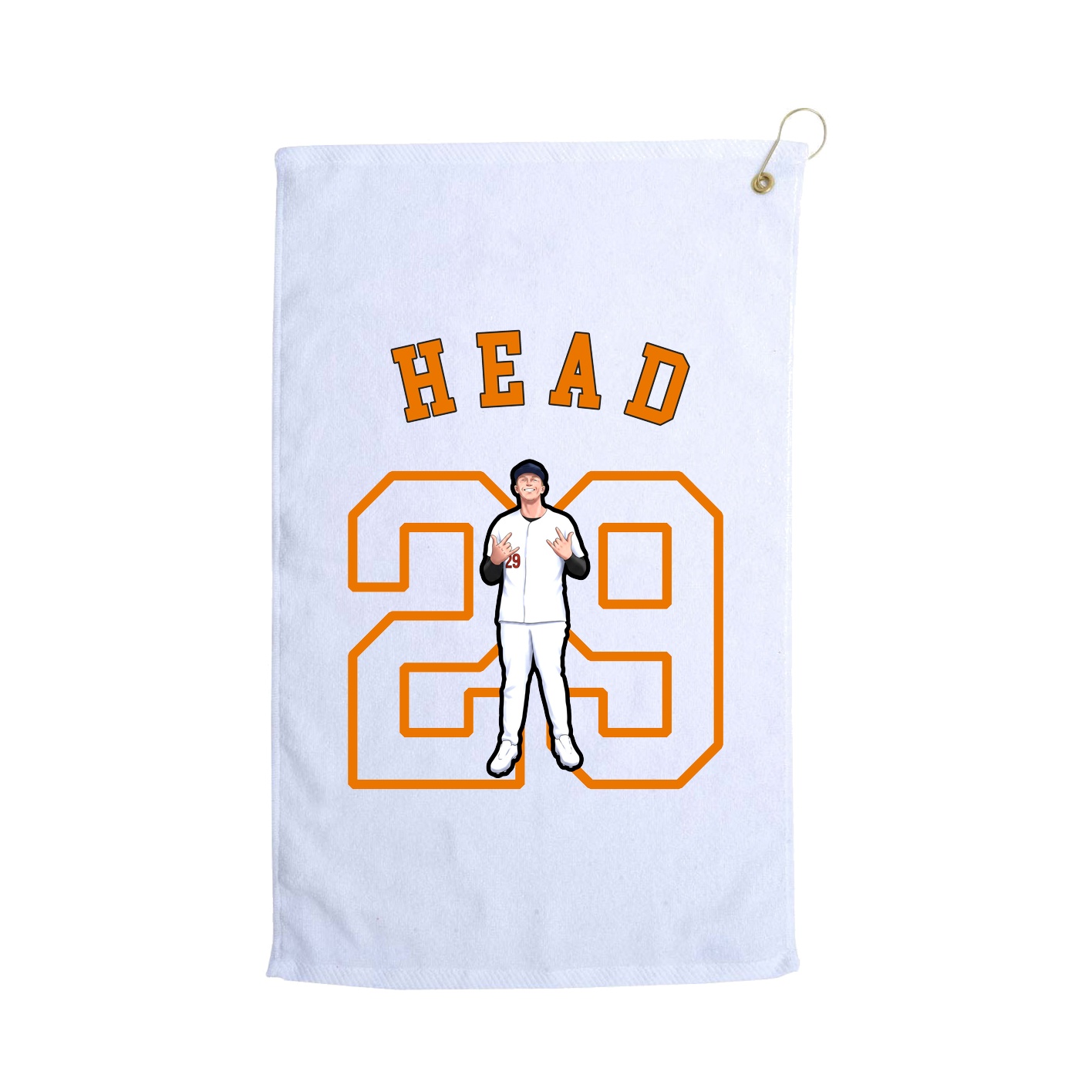 Golf Towel — Shirsey Arch in White