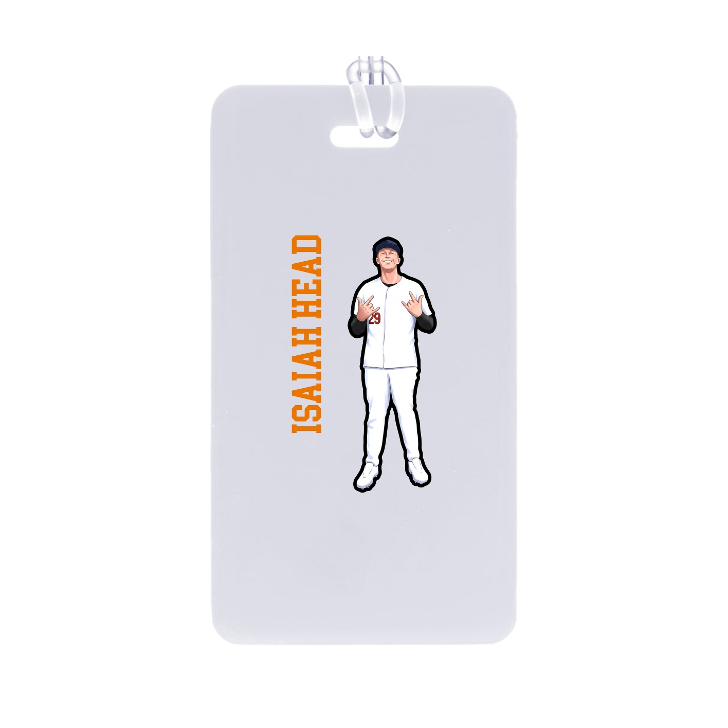 Bag Tag — Name Vertical in Classic