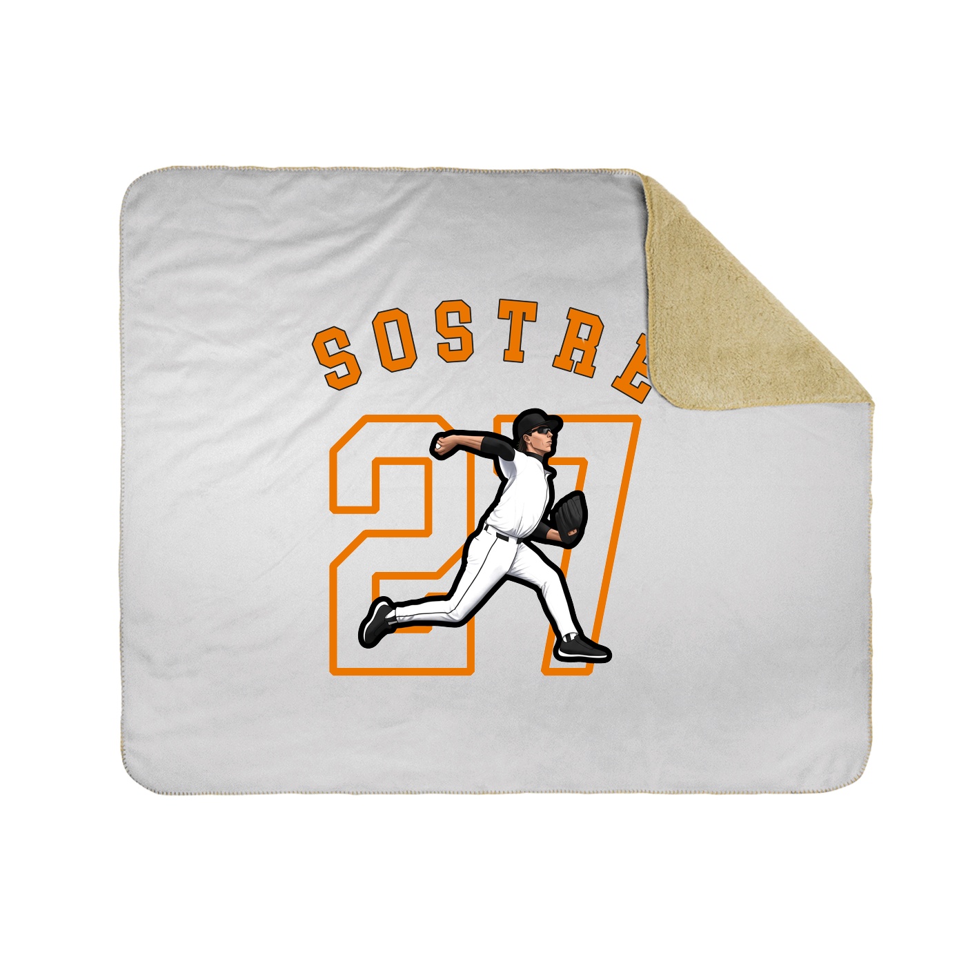Throw Blanket — Shirsey Arch in White