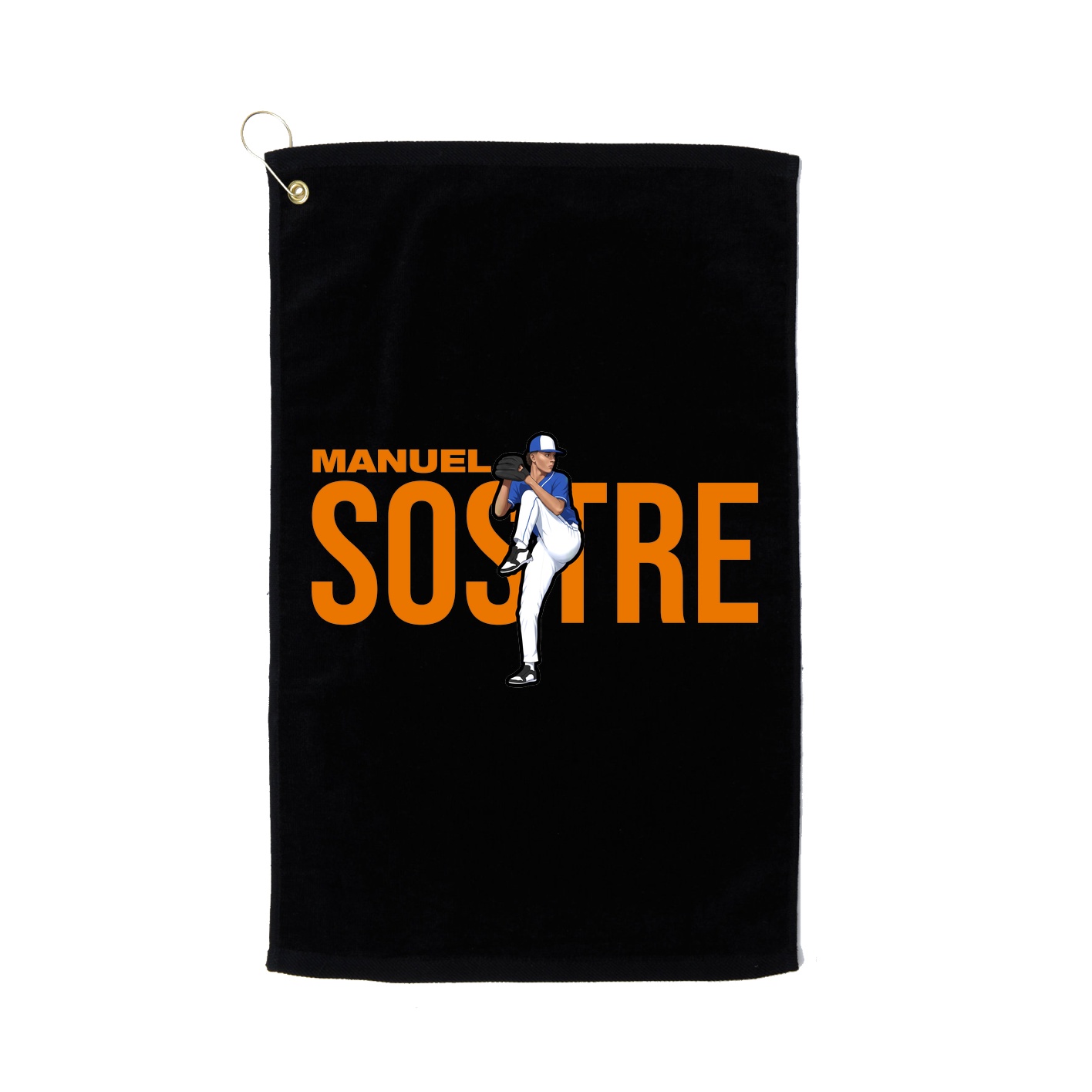 Golf Towel — Player Name in Black