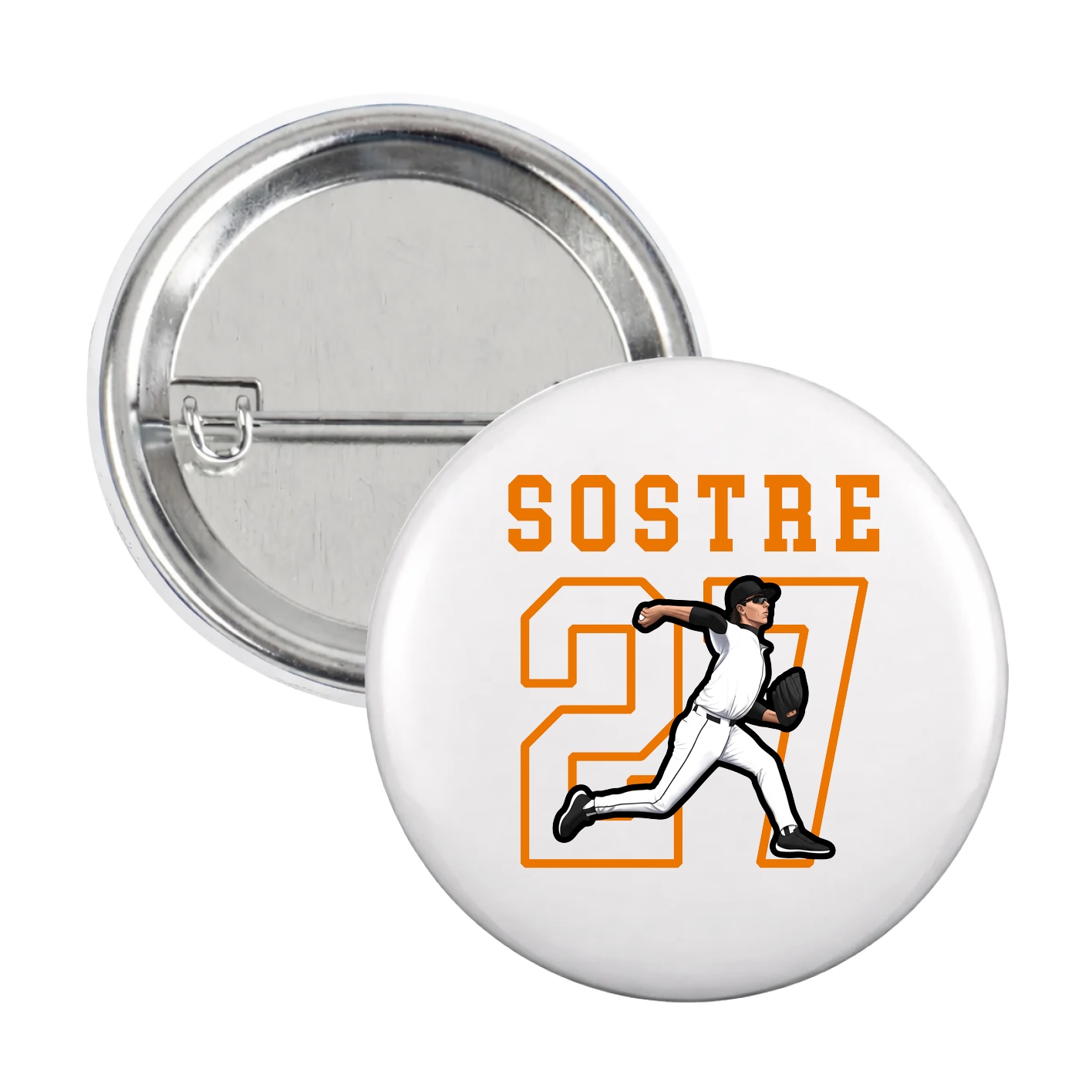 Game Day Button — Shirsey in White