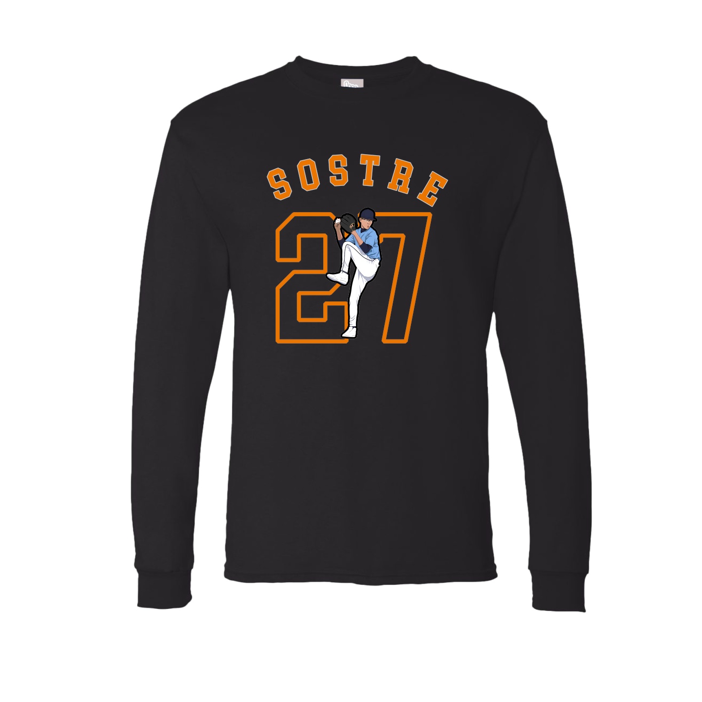Long Sleeve Tee — Shirsey Arch in Black