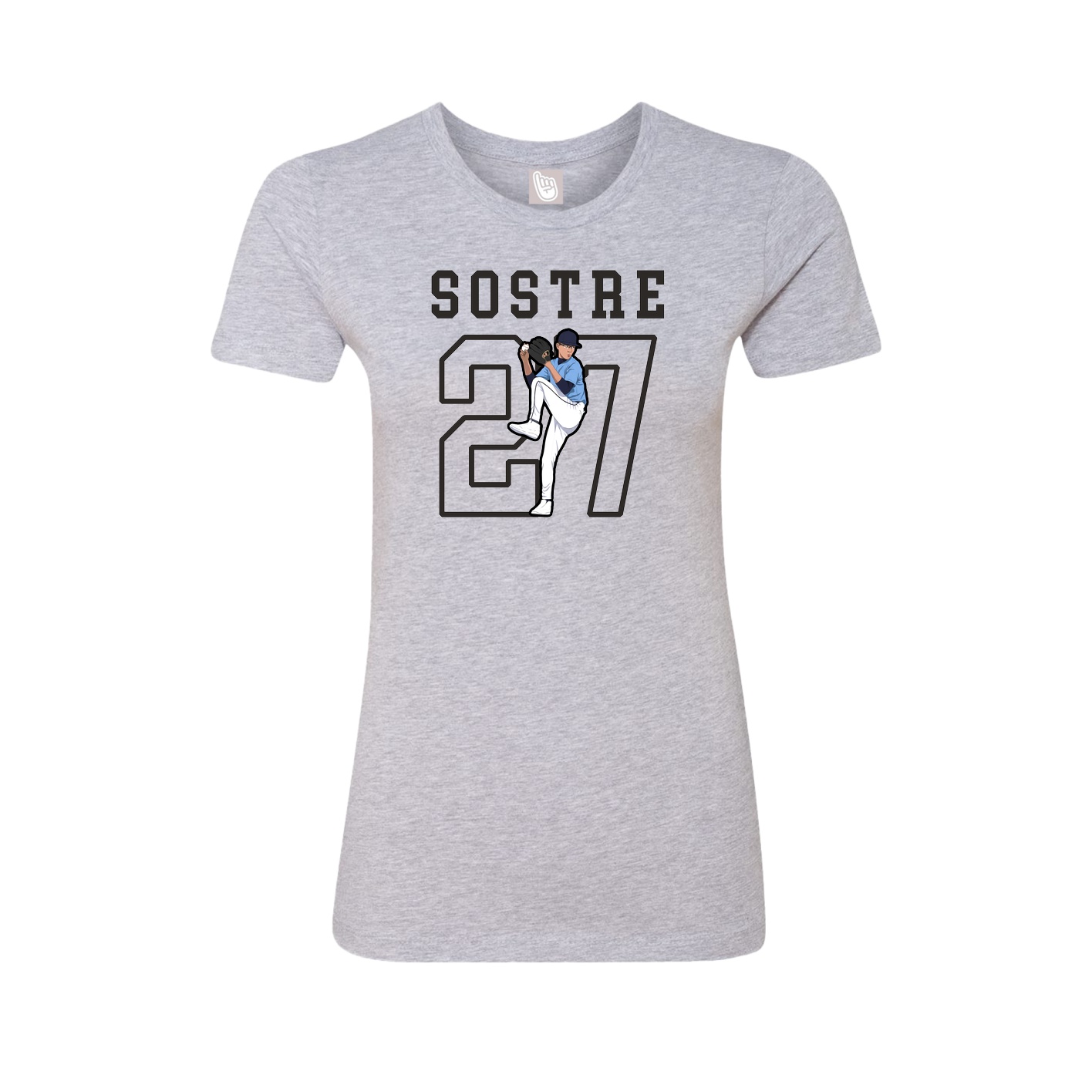 Fitted Women's Tee — Shirsey in Grey