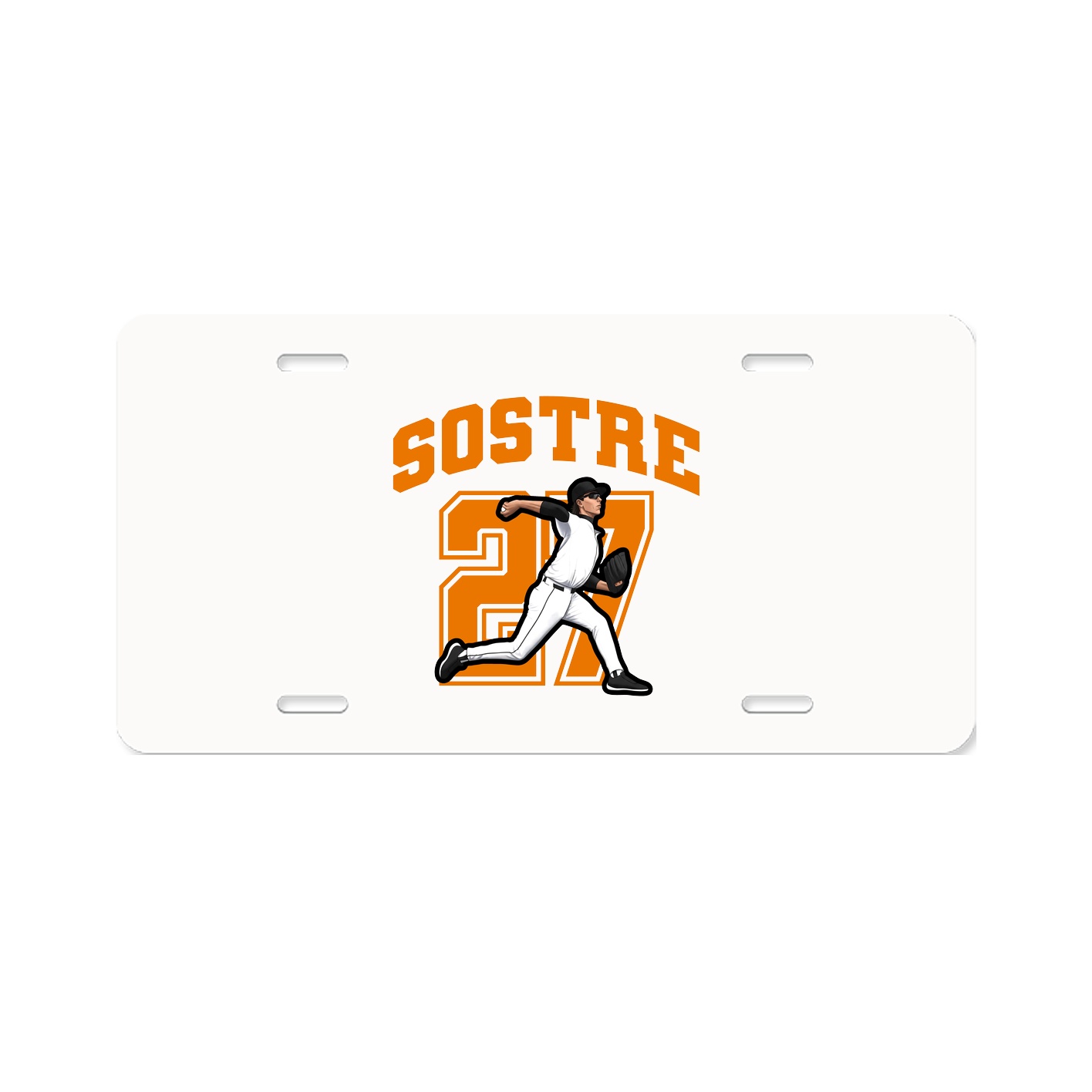 License Plate — Number in Classic
