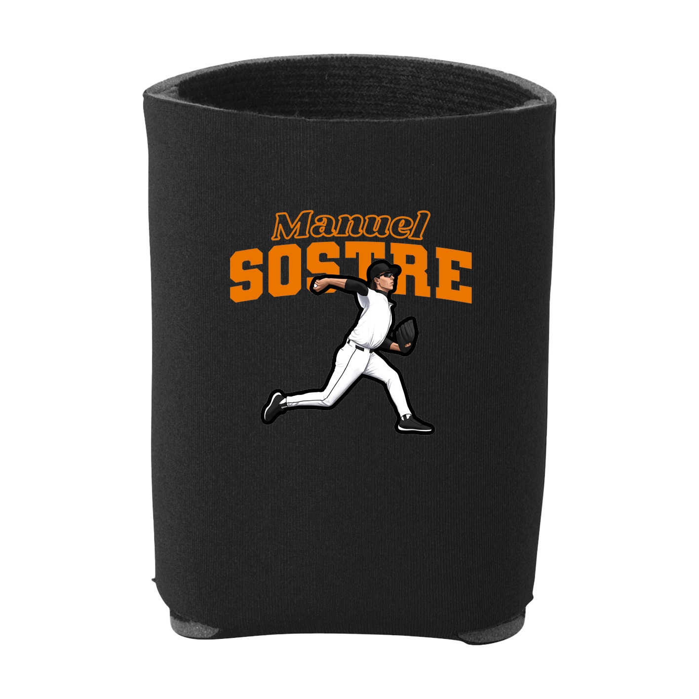 Can Holder — Name Arch in Black