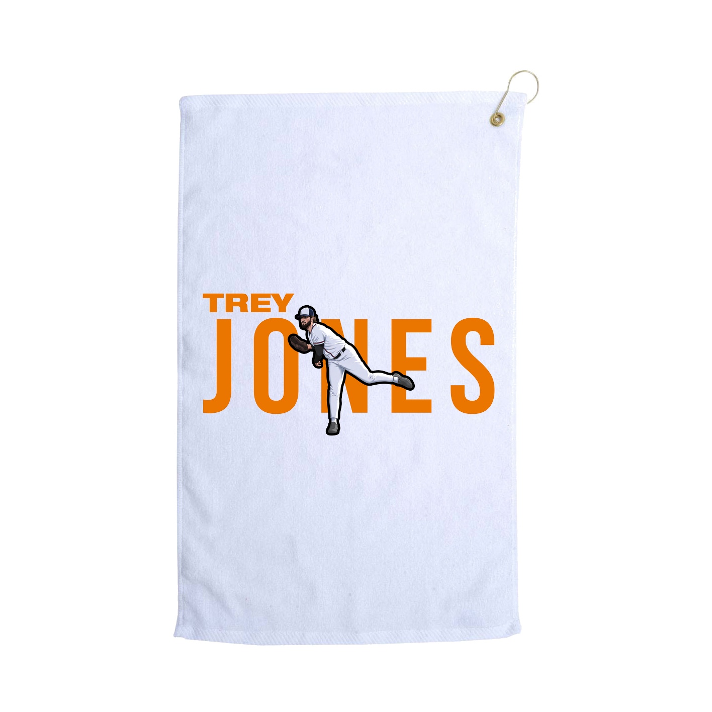 Golf Towel — Player Name in White