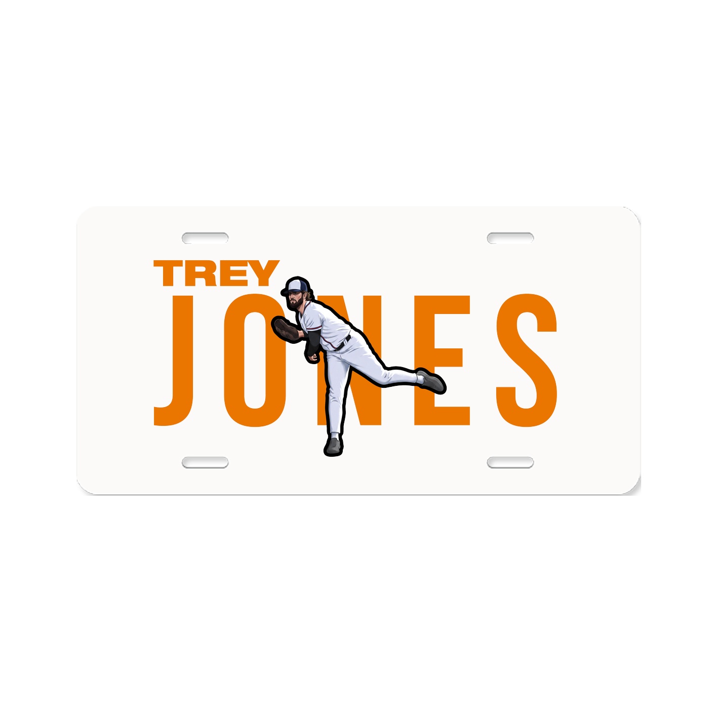 License Plate — Player Name in Classic