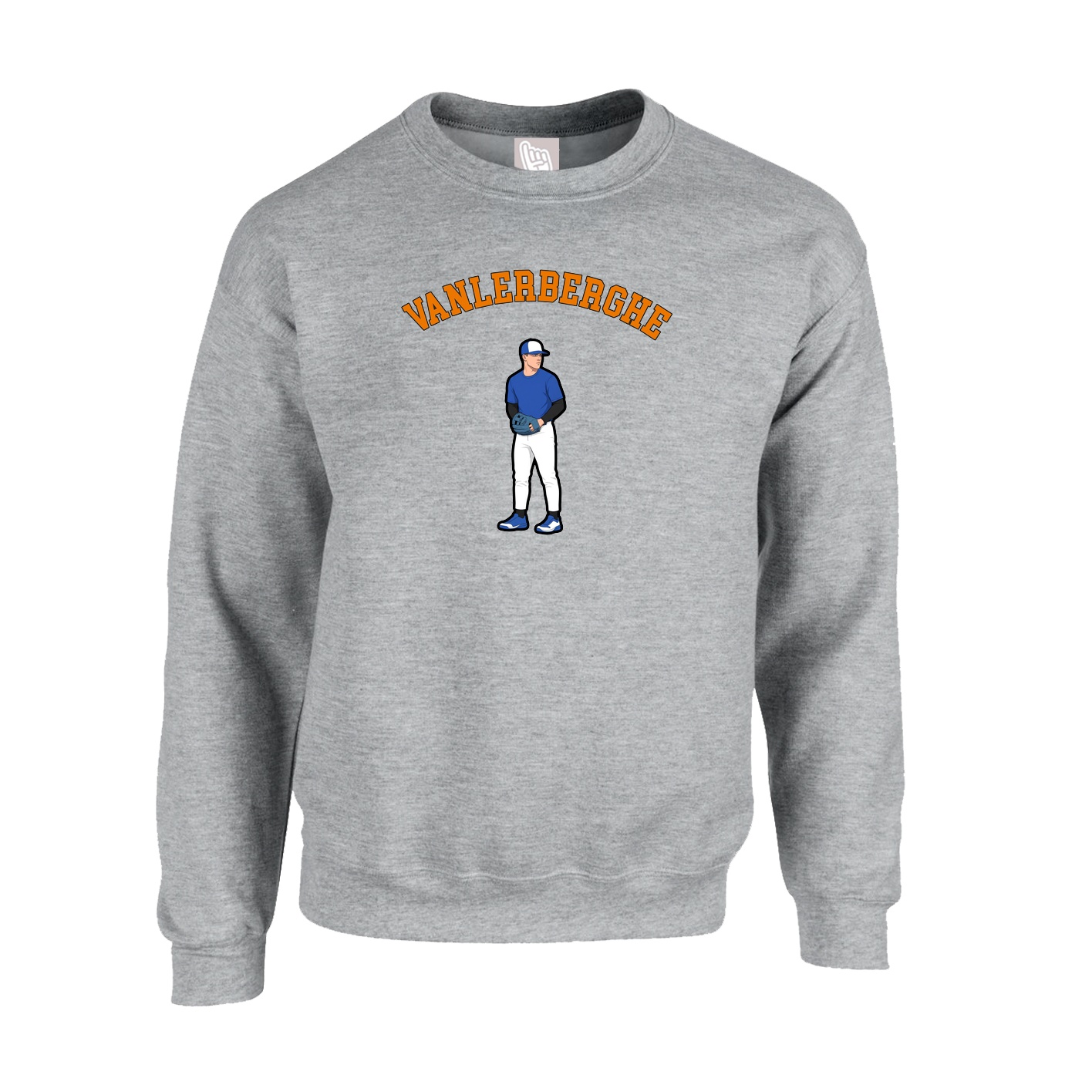 Fleece Crew — Shirsey Arch in Grey
