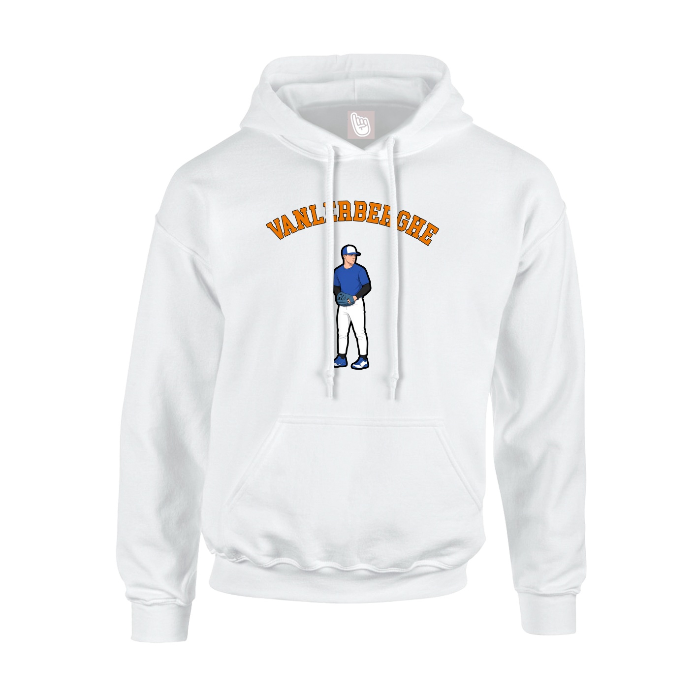Youth Hoodie — Shirsey Arch in White