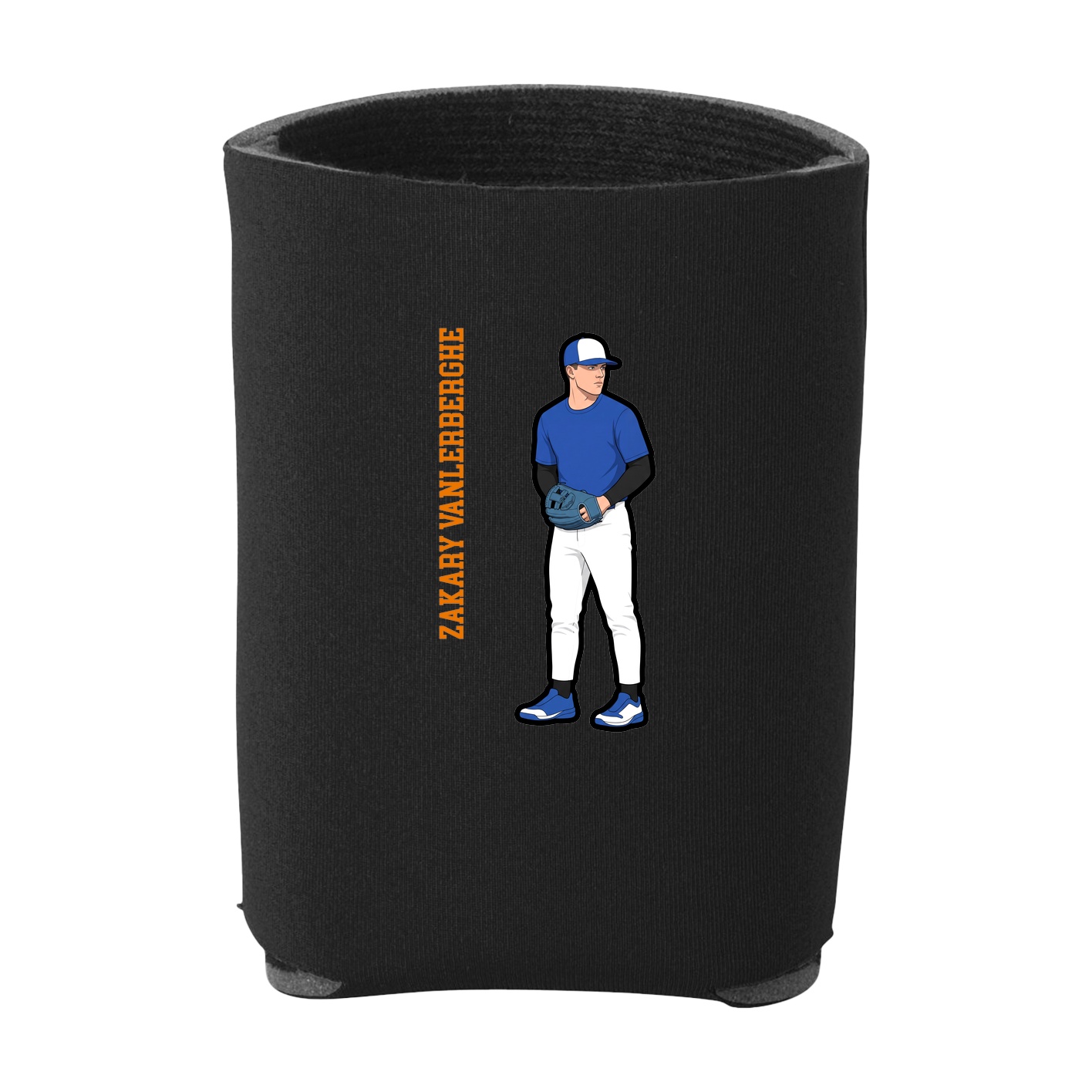 Can Holder — Name Vertical in Black
