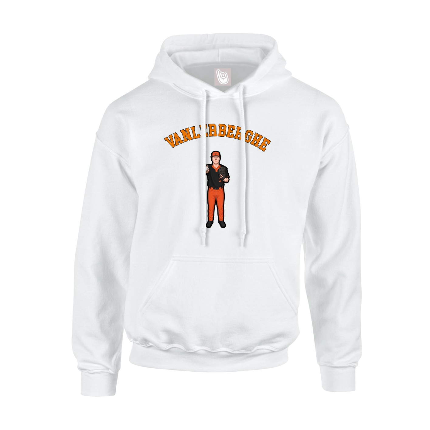 Youth Hoodie — Shirsey Arch in White