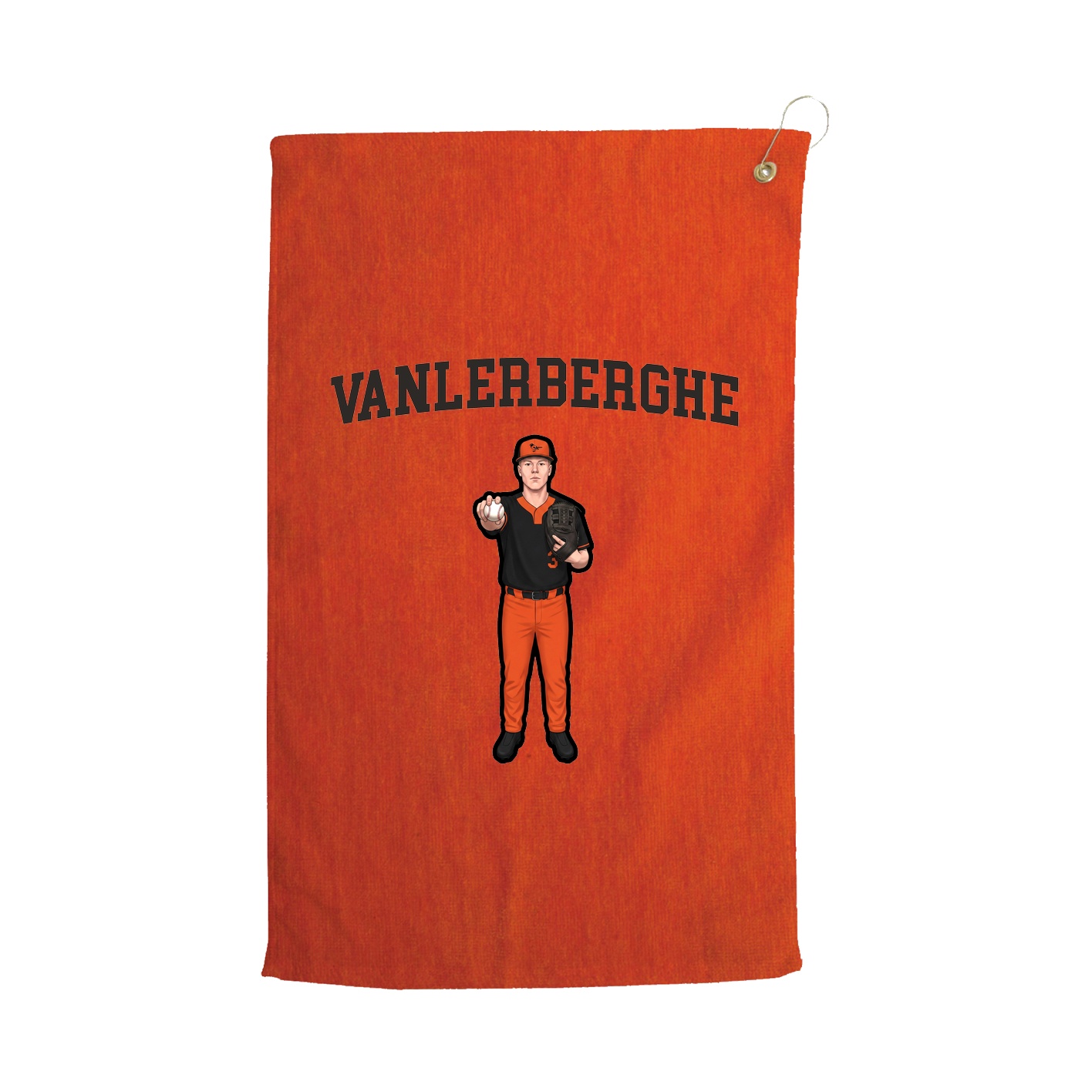 Golf Towel — Shirsey in Orange