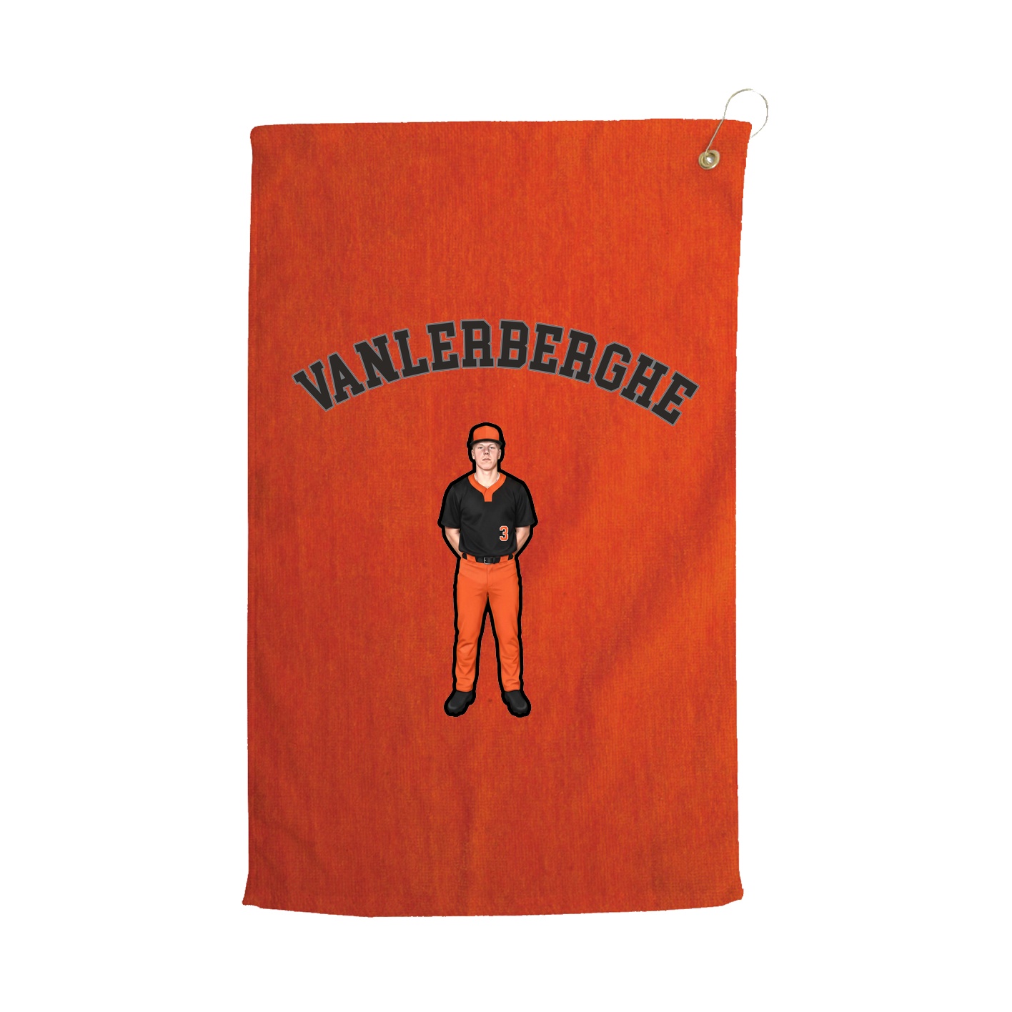 Golf Towel — Shirsey Arch in Orange