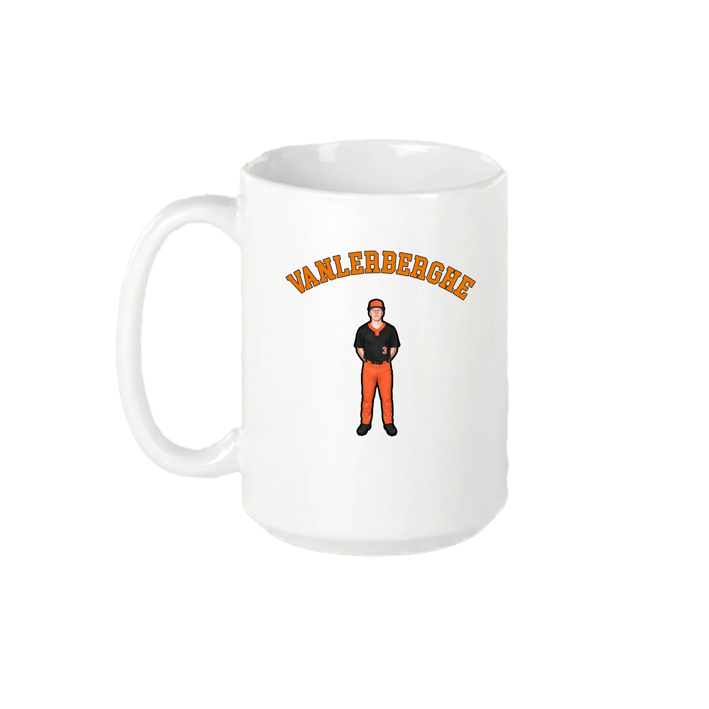 15oz Coffee Mug — Shirsey Arch in White