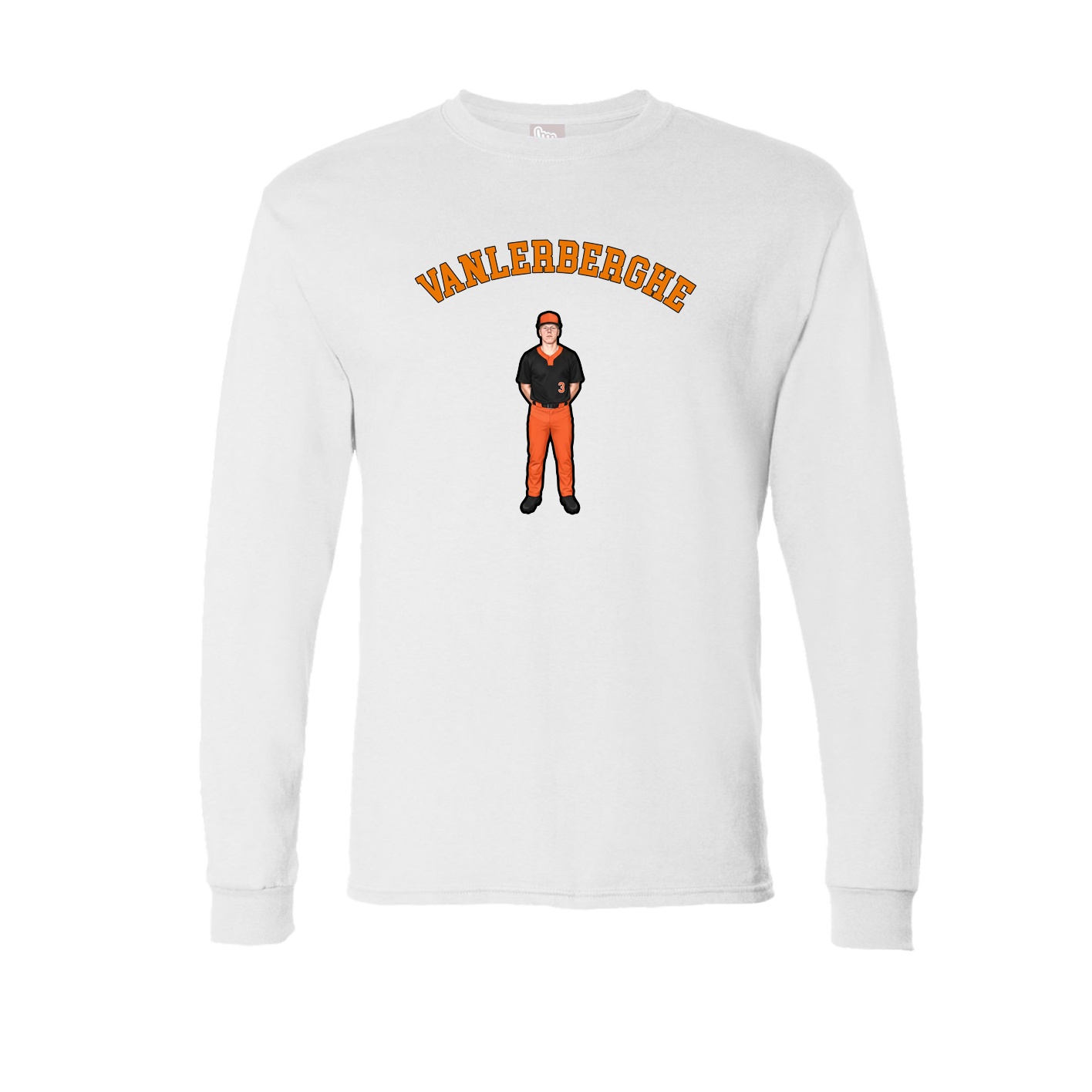Long Sleeve Tee — Shirsey Arch in White