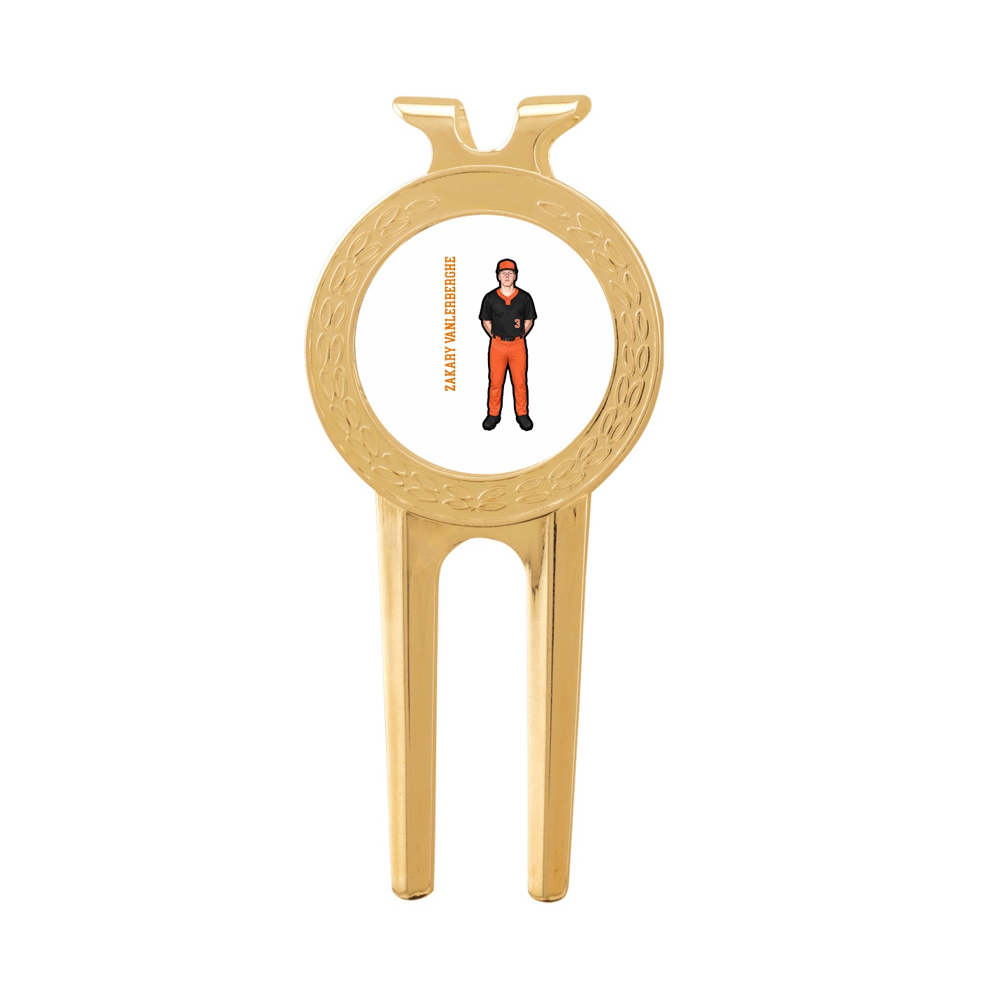 Divot Tool with Ball Marker — Name Vertical in Classic