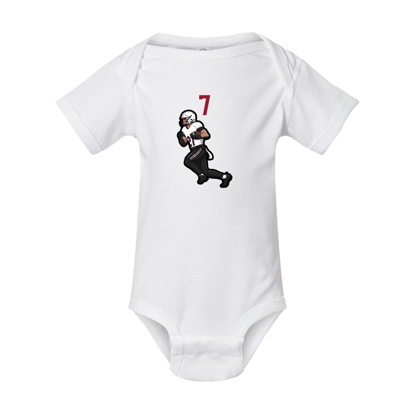 Baby Onesie — Number Top in White