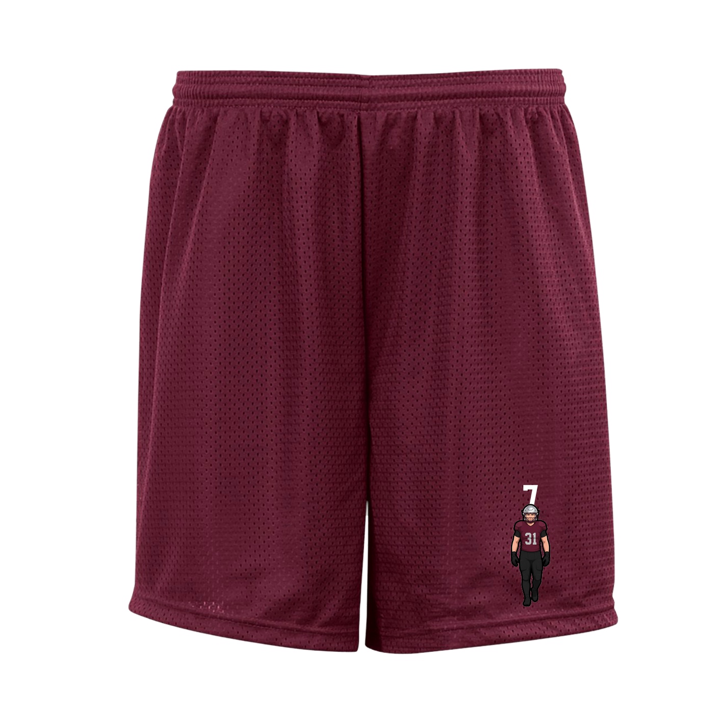 Shorts — Number Top in Cardinal