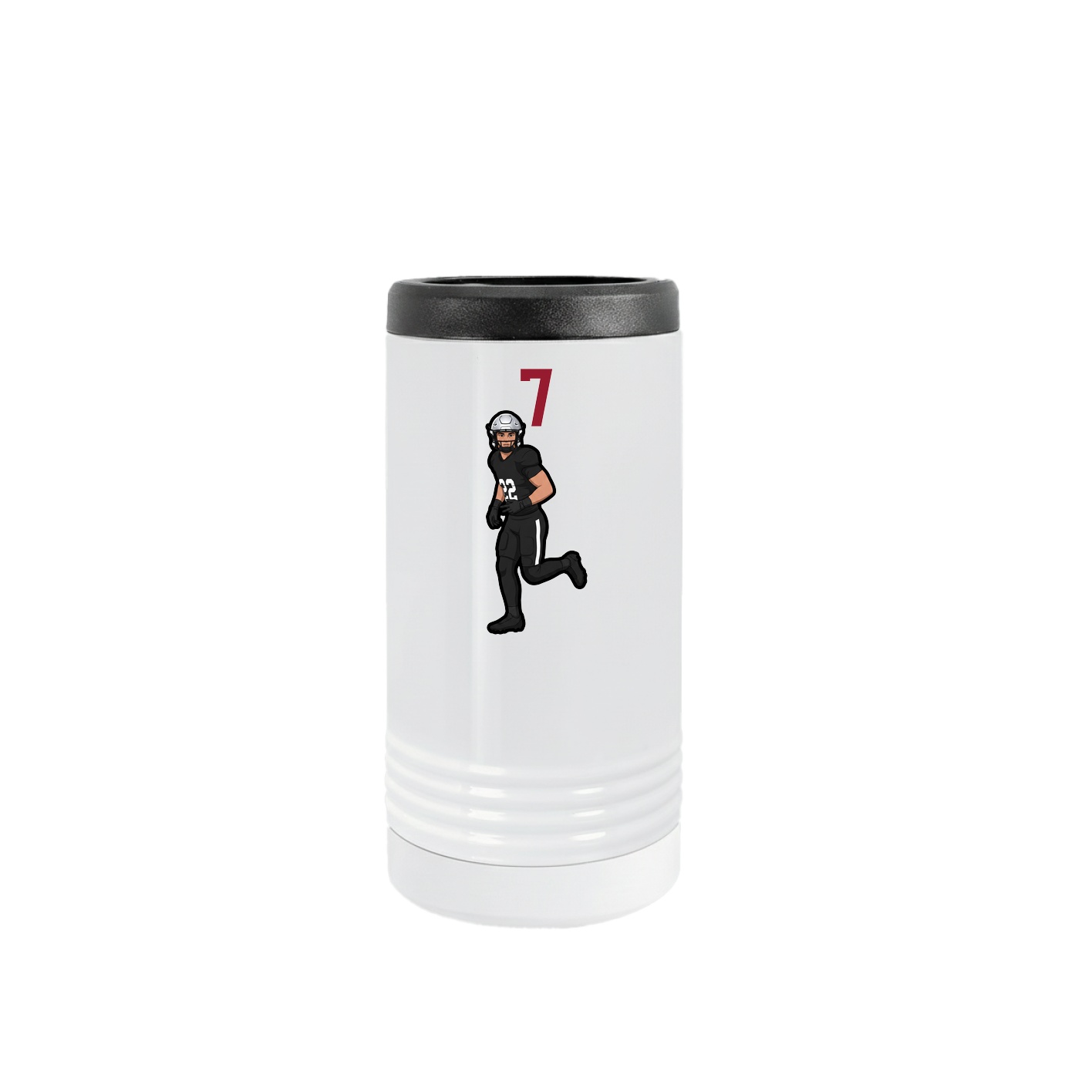 Slim Beverage Holder — Number Top in White