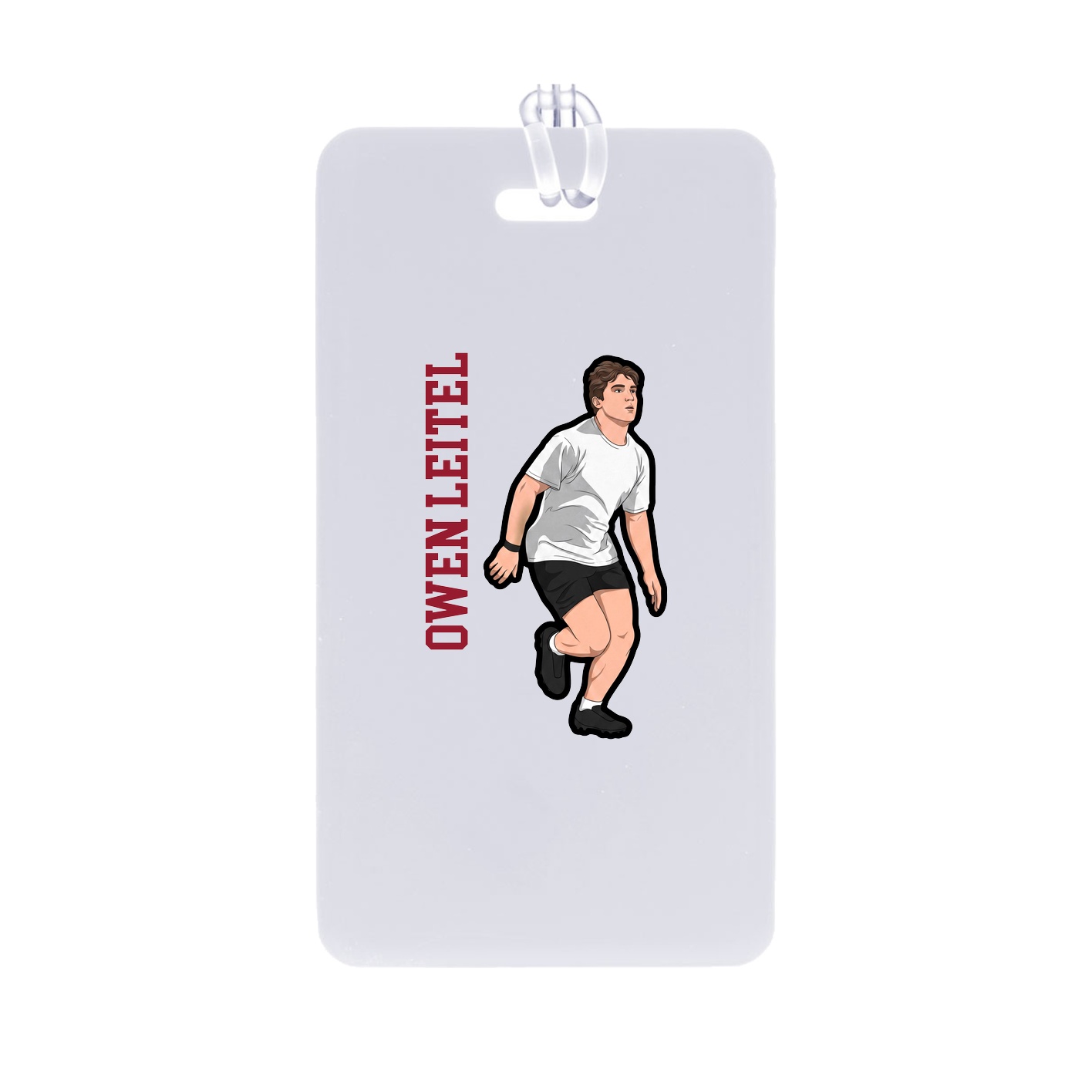 Bag Tag — Name Vertical in Classic